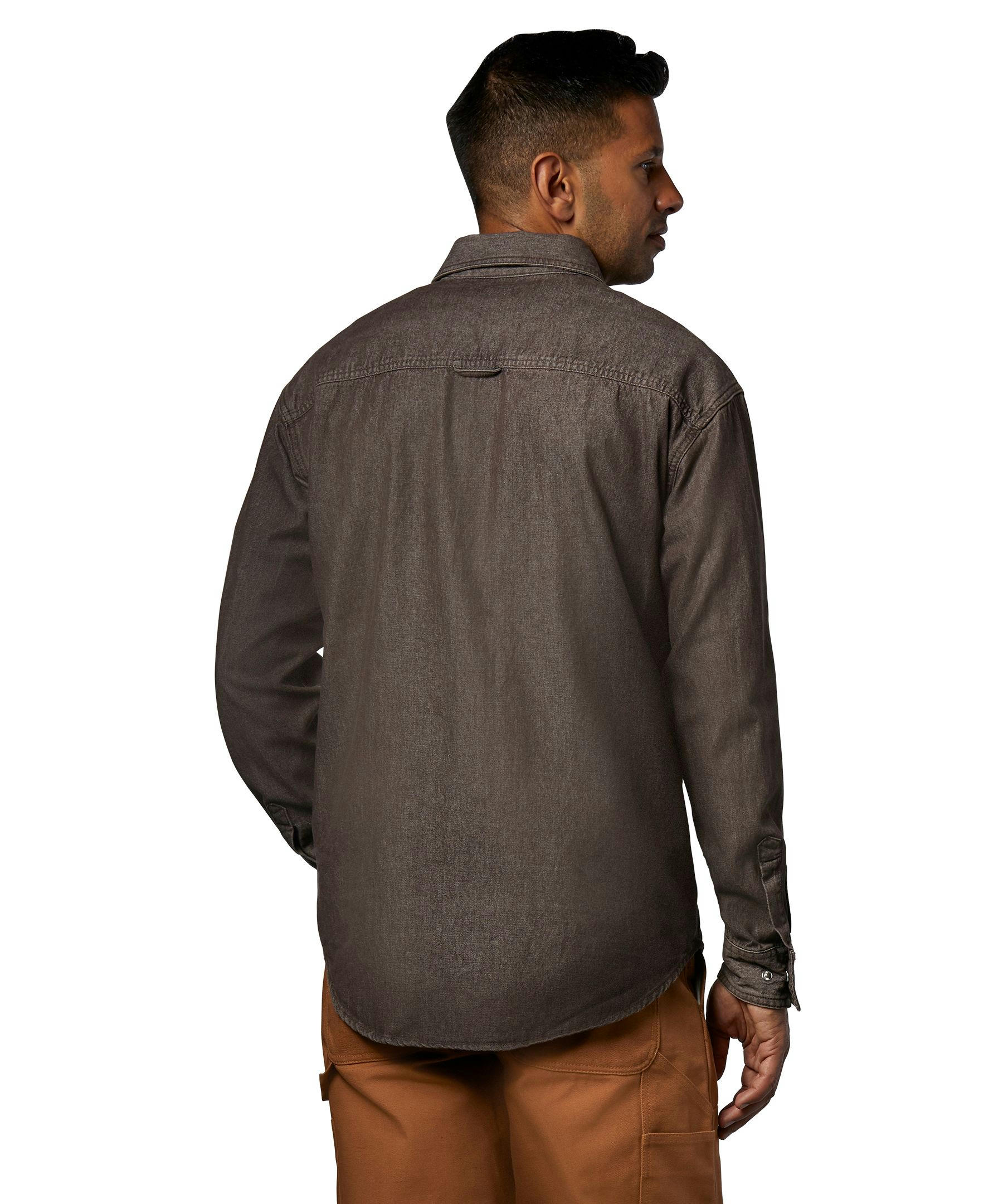 Dakota WorkPro Series Men's Snap Front Coloured Cotton Denim Shirt