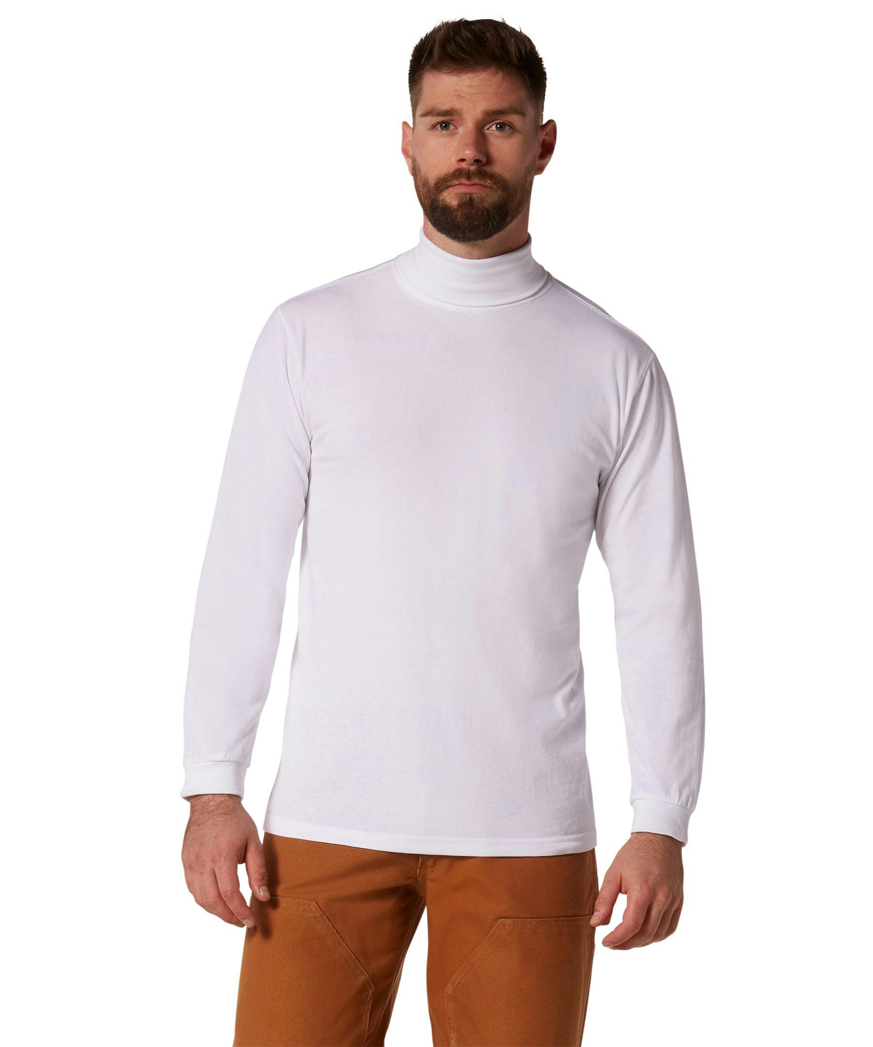 Aggressor Men's Straight Cut Ribbed Turtleneck