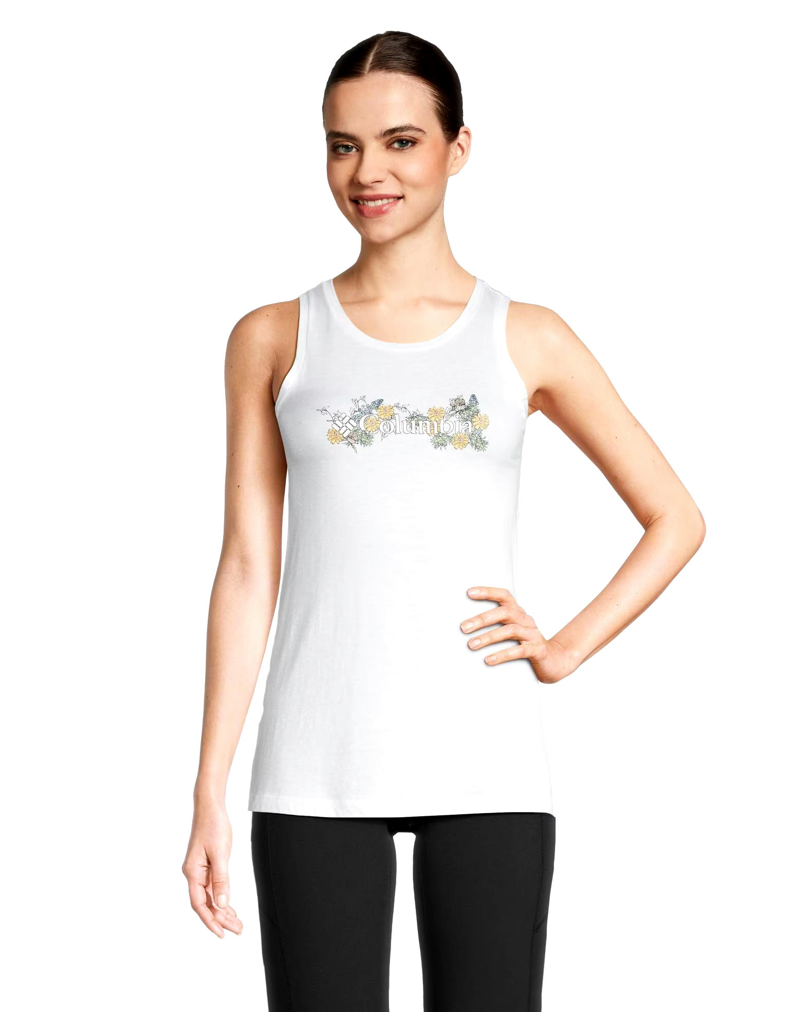 Columbia Women's Bluff Mesa Comfort Stretch Graphic Tank Top