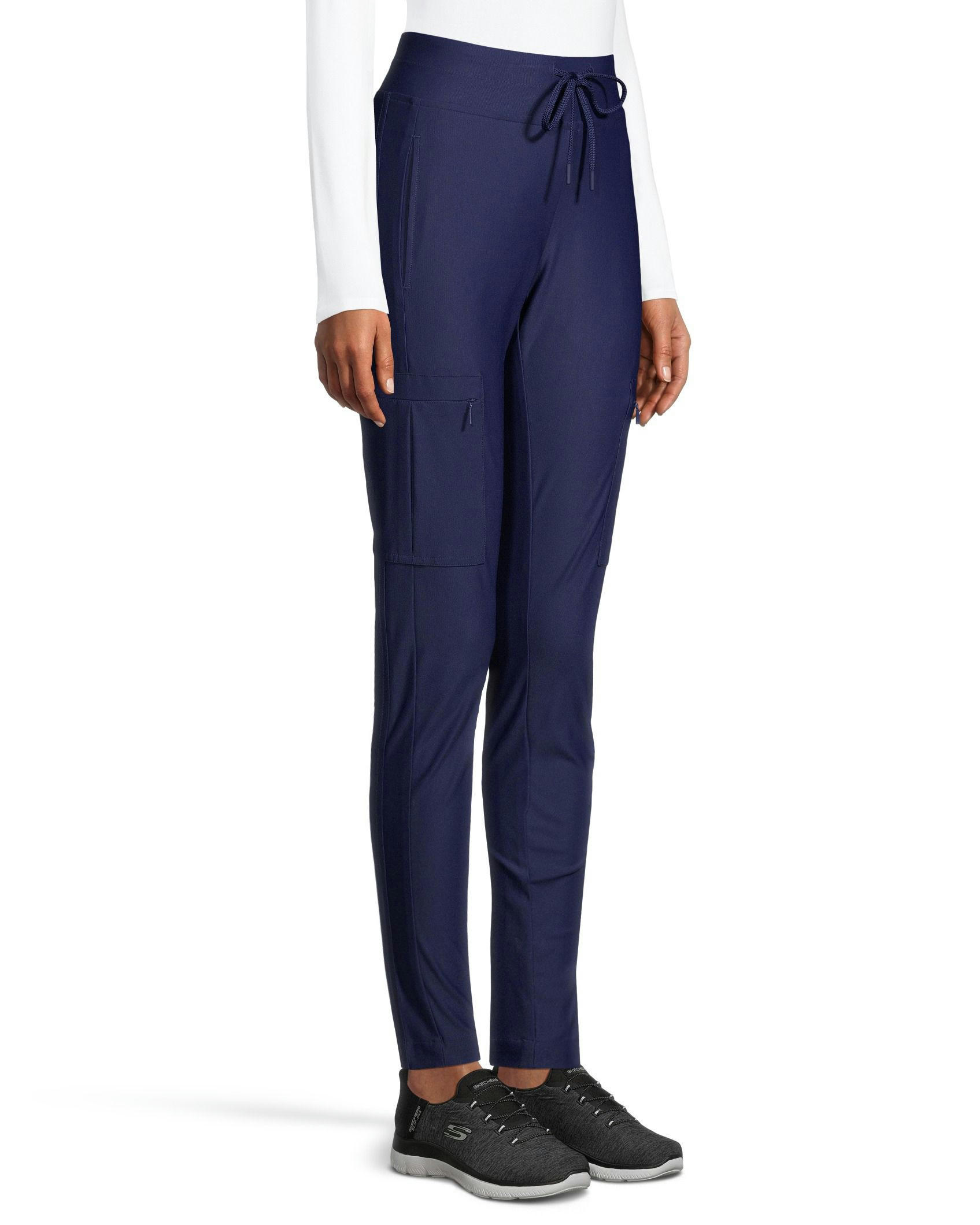 Health Pro Women's Stretch Slim Leg Scrub Pants