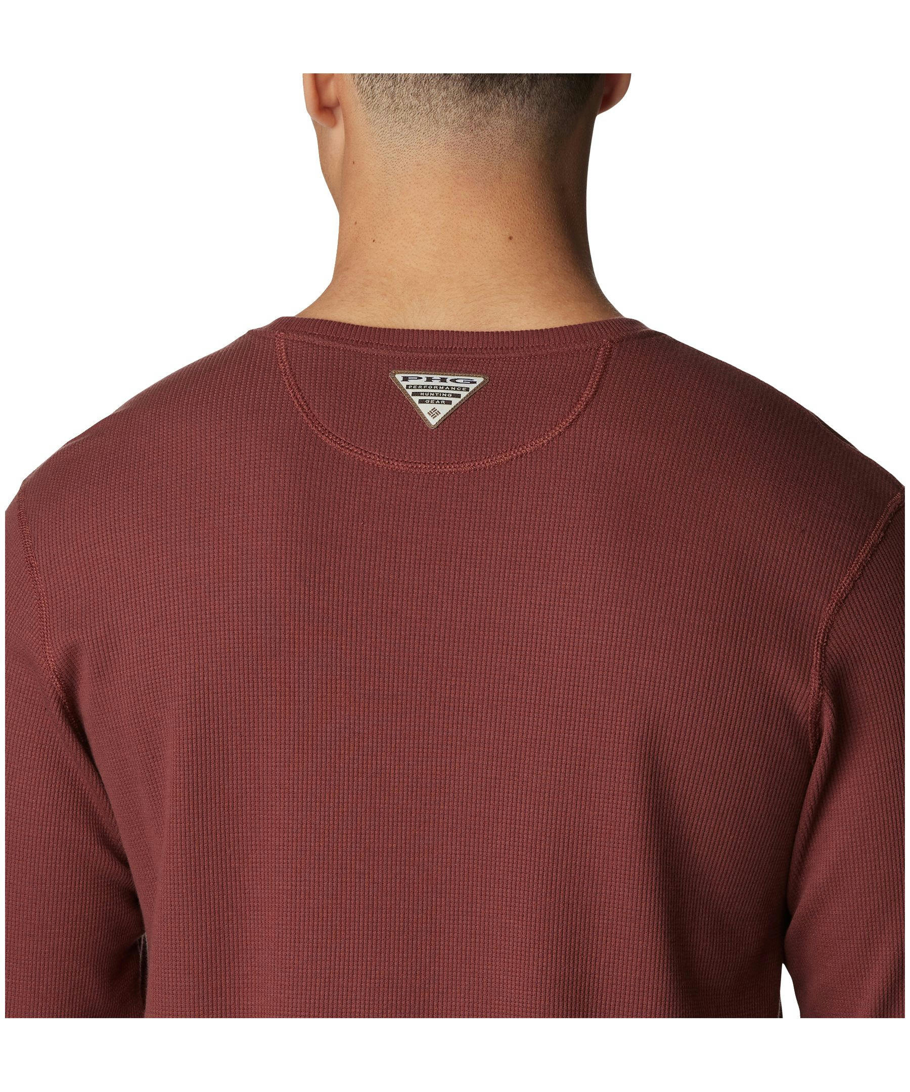 Columbia Men's Built For It Performance Hunting Gear Long Sleeve Waffle T Shirt