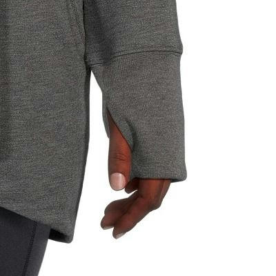 Shambhala Women's Semi-Fitted French Terry Open Cardigan