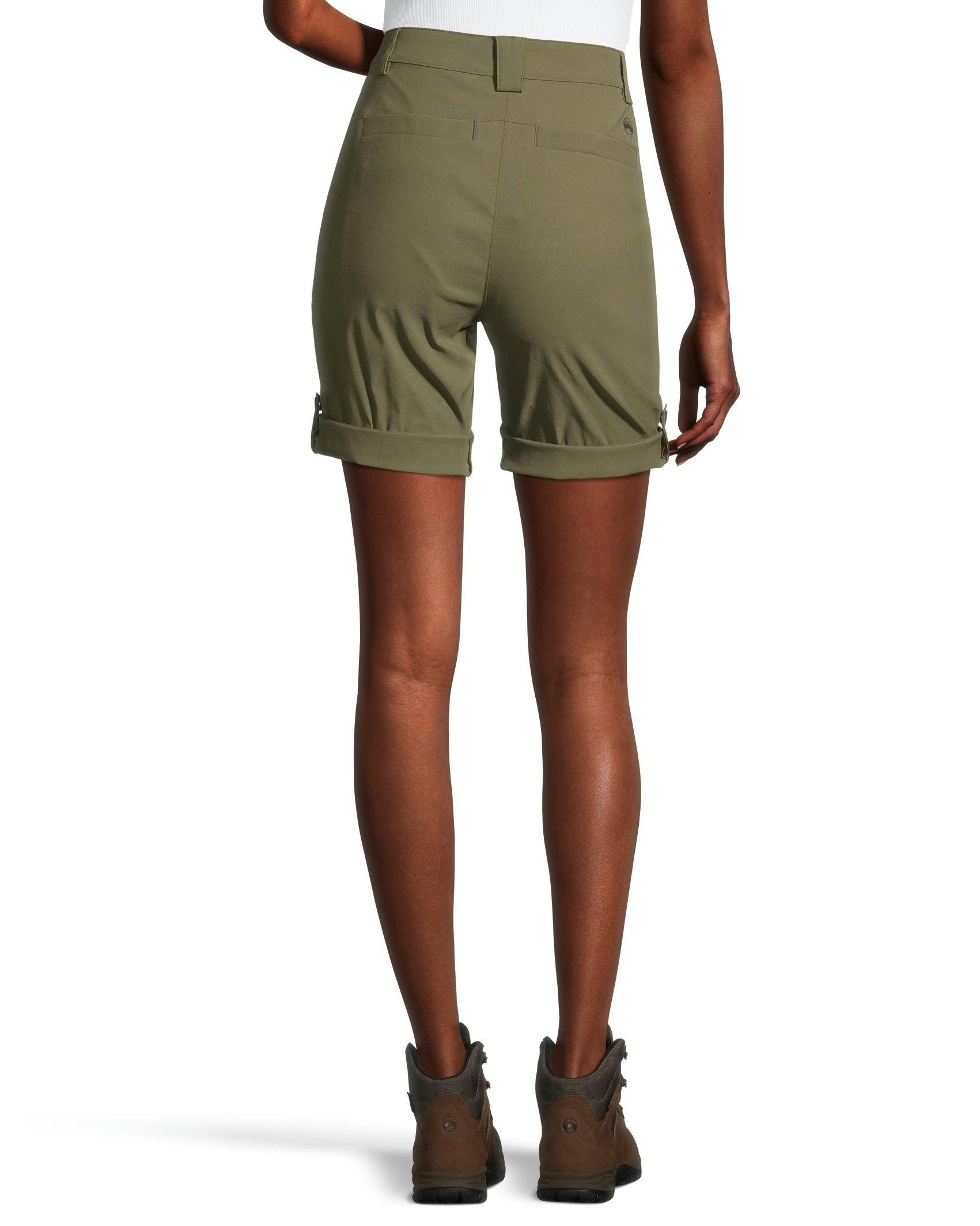 WindRiver Women's Performance Quick Dry Shorts with Zippered Cargo Pockets