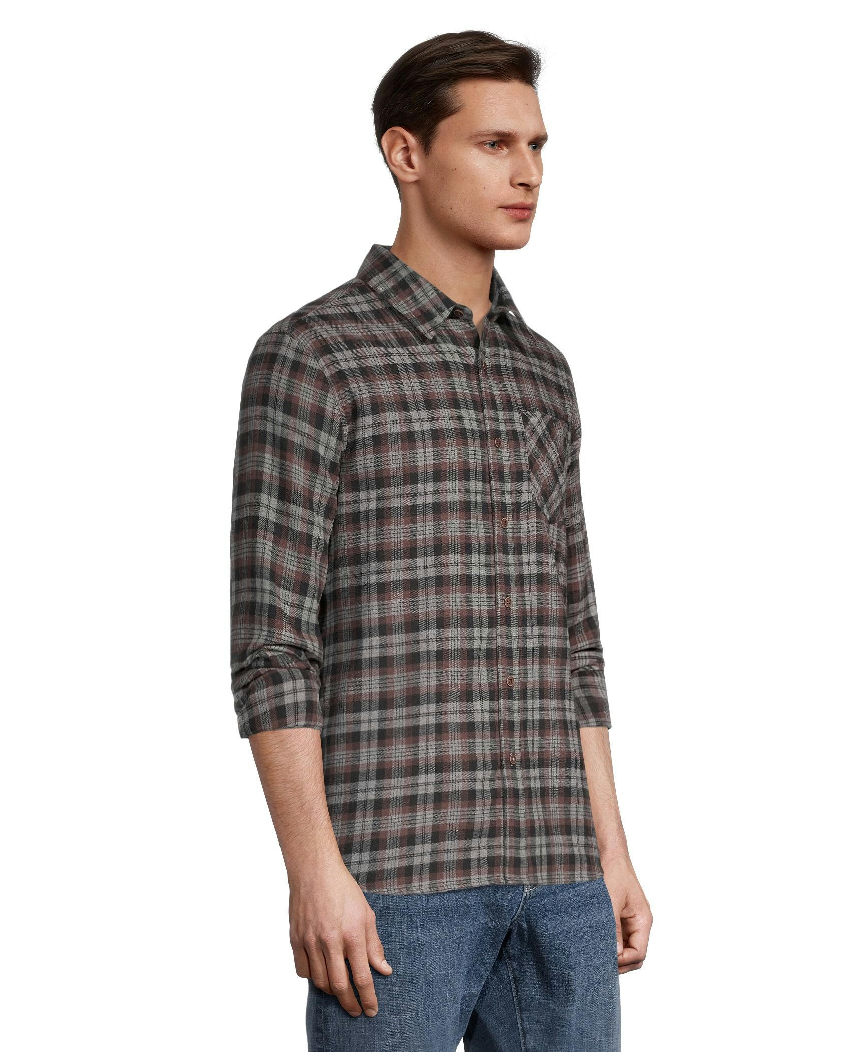 Boston Traders Men's Classic Plaid Flannel Shirt