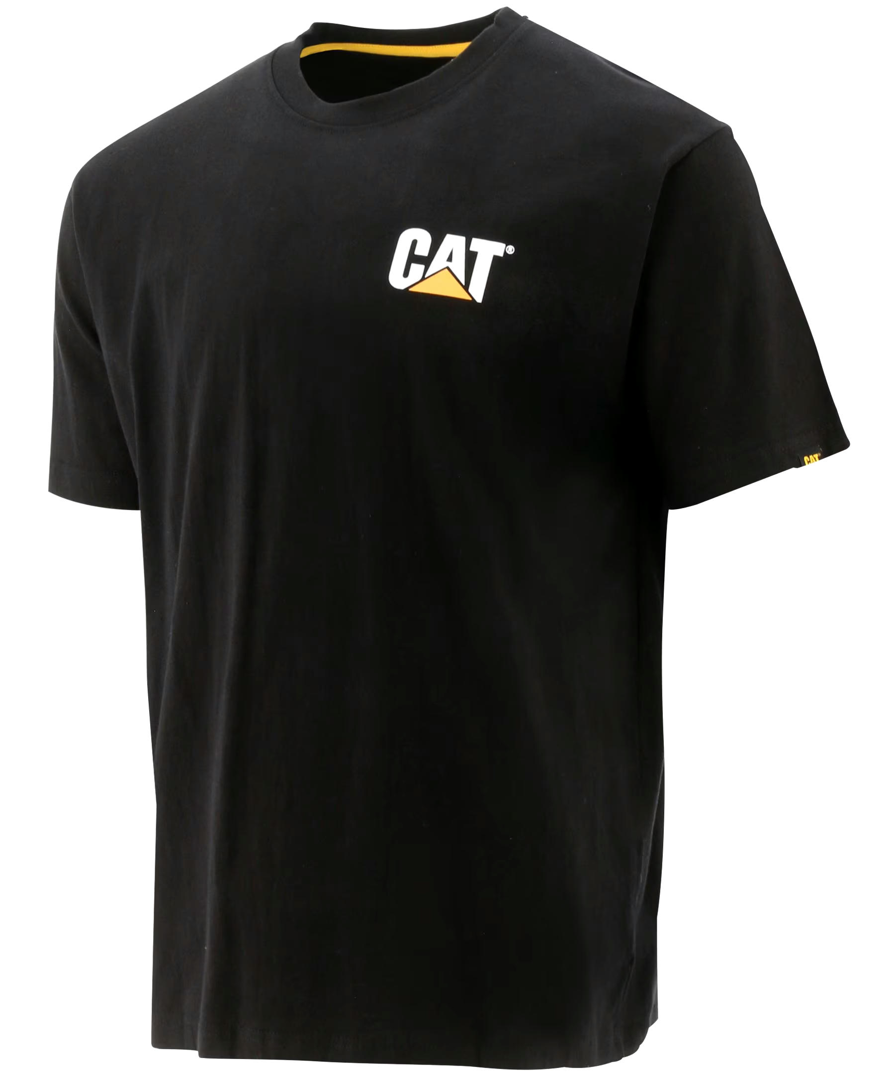 CAT Men's Trademark Short Sleeve Cotton T Shirt