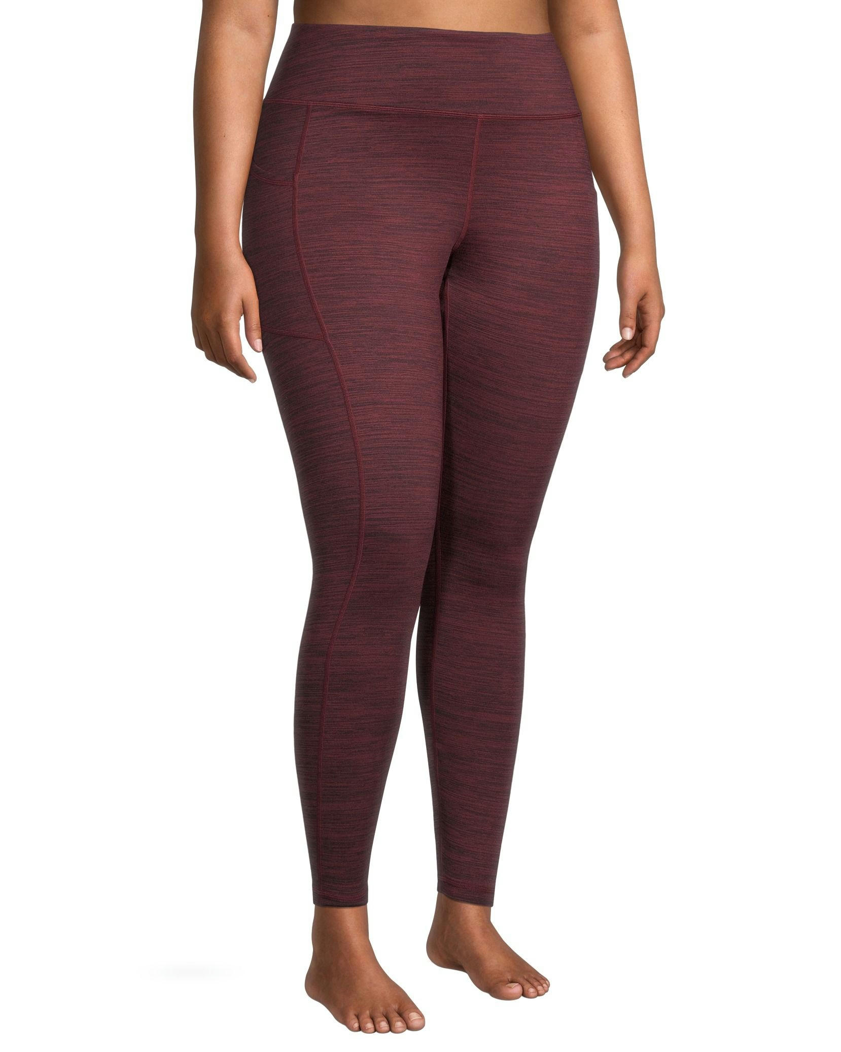 Shambhala Women's High Rise Live-In Warmth Brushed Leggings with Side Pocket - Full Length
