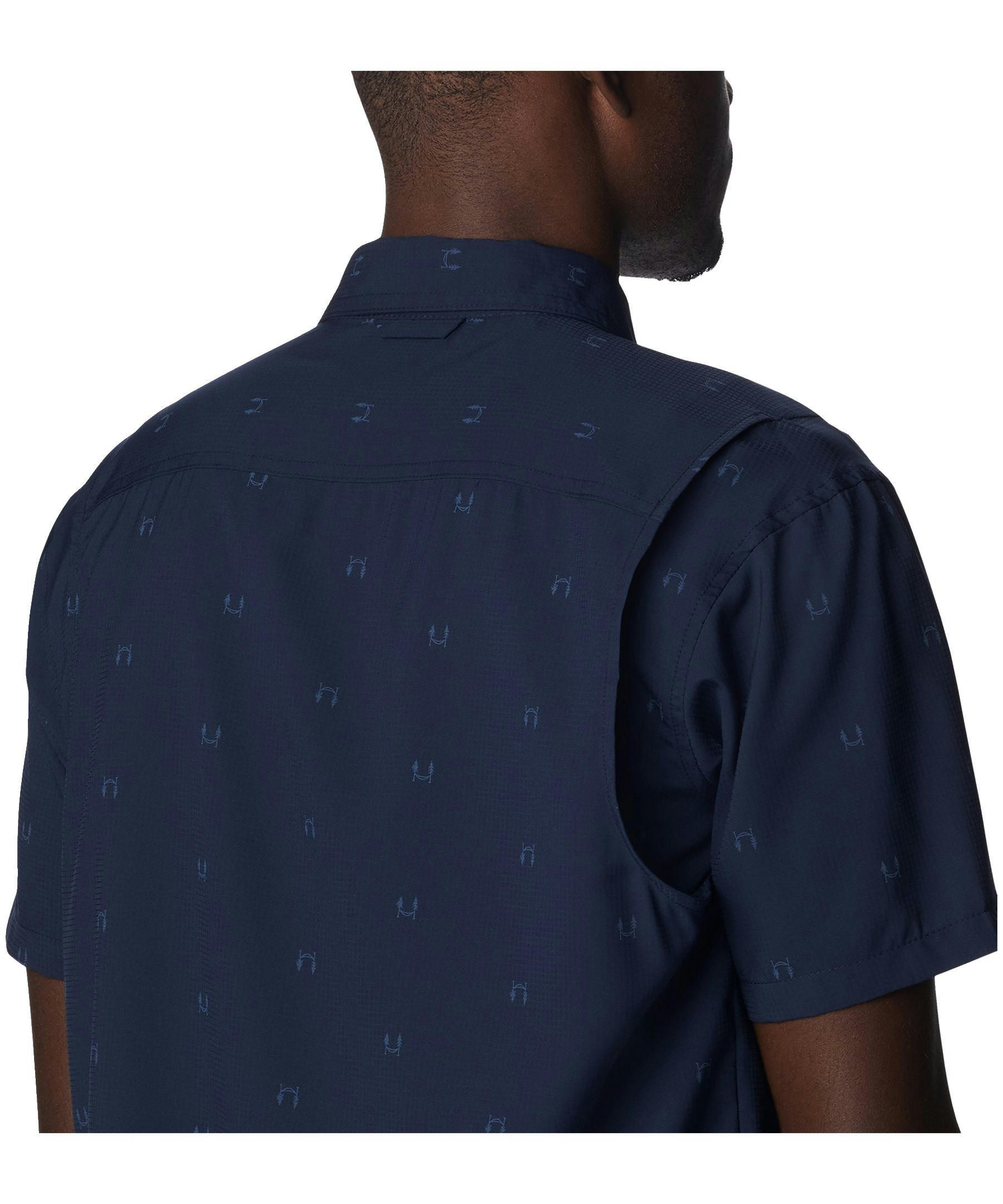 Columbia Men's Utilizer Long Sleeve Omni Shade Woven Printed Shirt