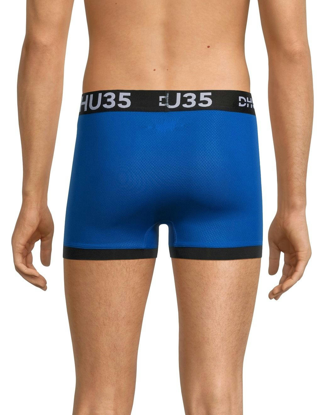 Denver Hayes Men's 3 Pack Fashion Microfiber Heat Press Trunk Brief