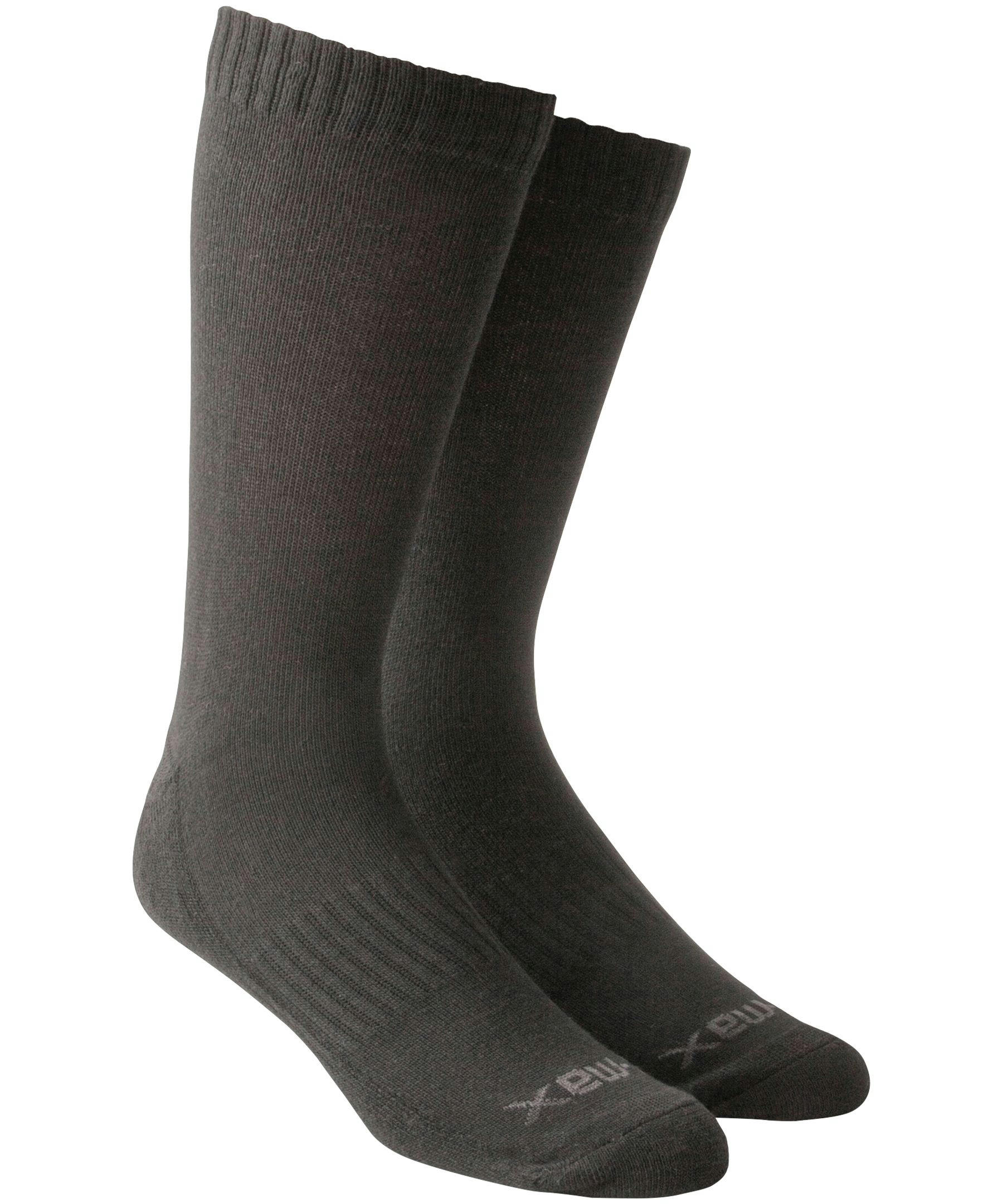WindRiver Men's T-Max 2 Pack Casual Cushioned Sole Socks