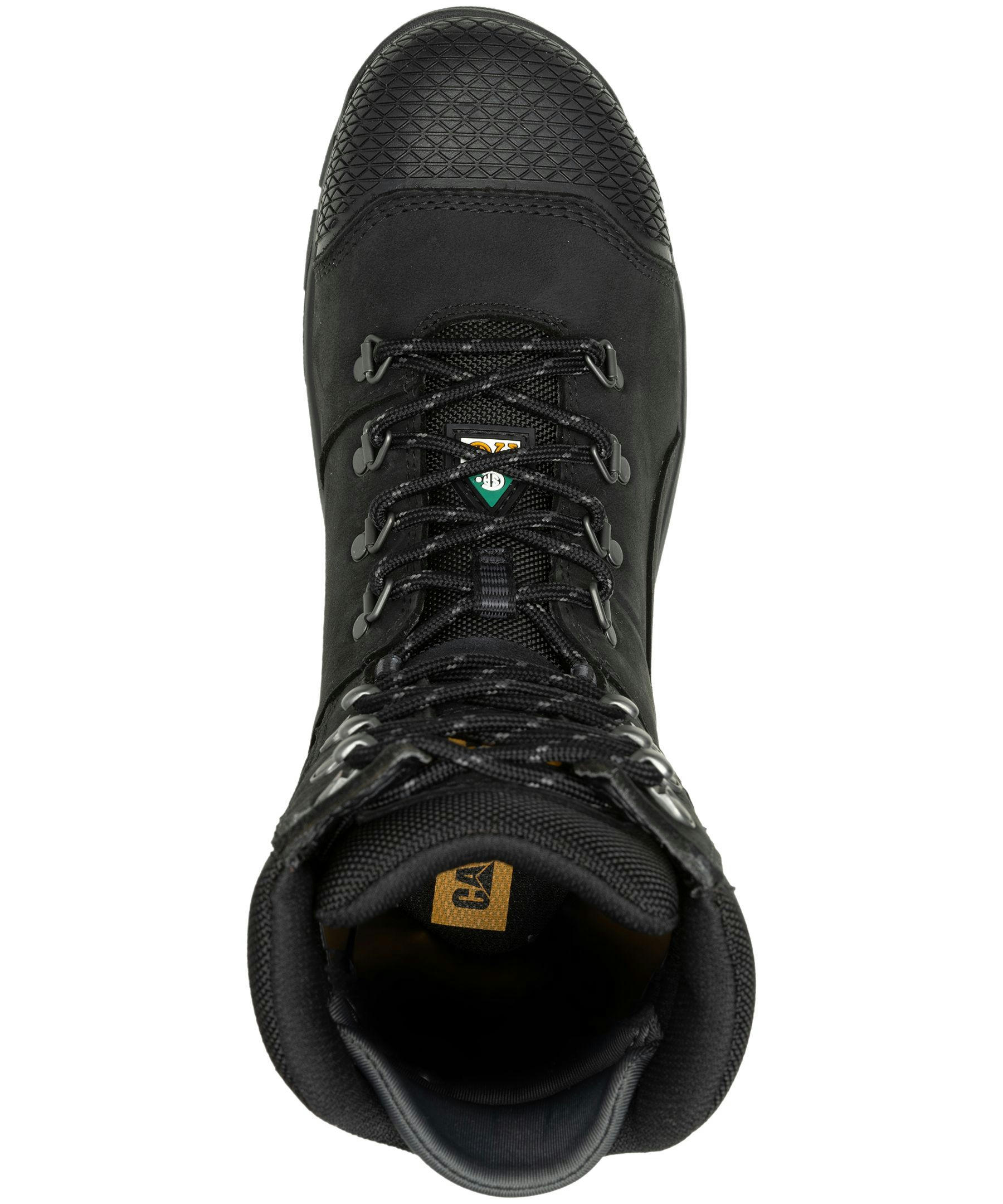 CAT Men's Accomplice 8 Inch Steel Toe Steel Plate Waterproof Work Boot