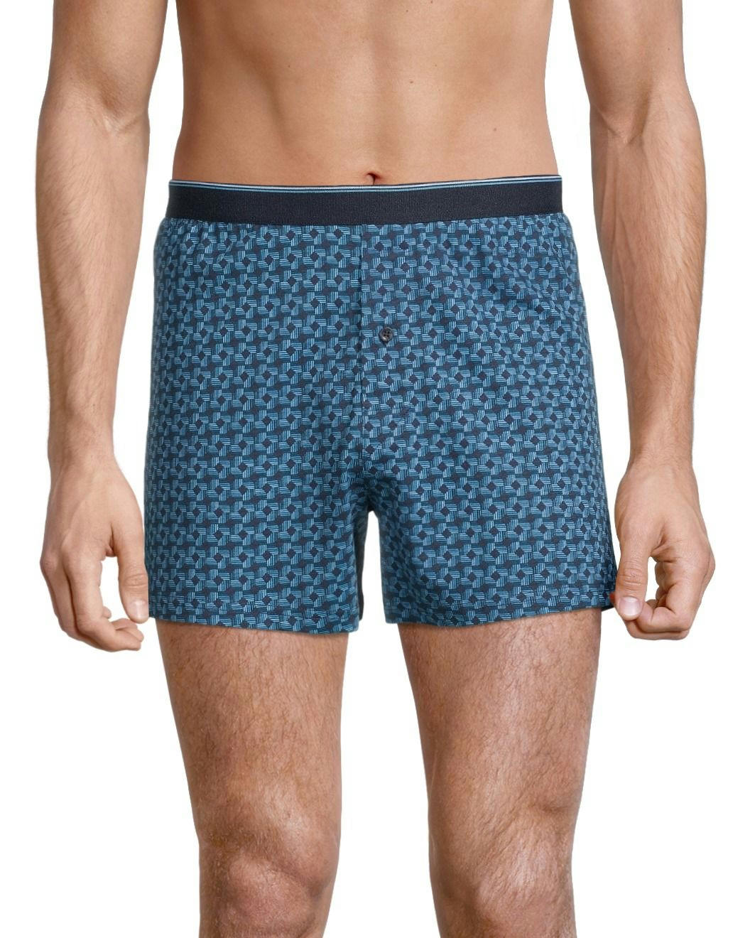 Denver Hayes Men's 2 Pack Yarn Dye Loose Fit Boxer Briefs