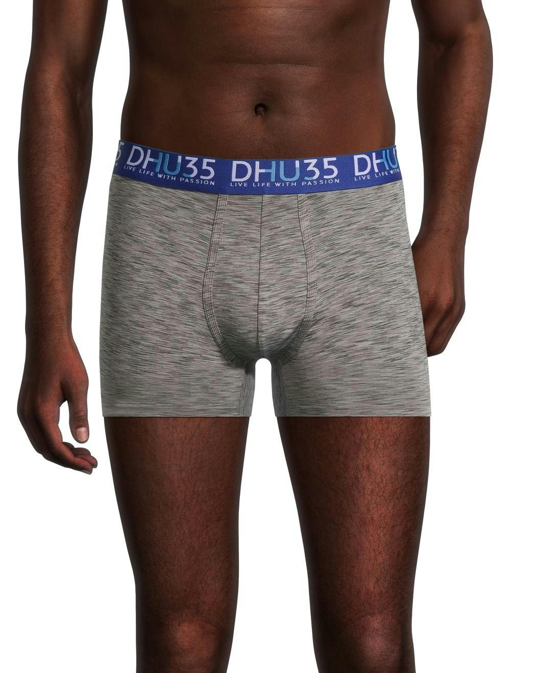 Denver Hayes Microfibre Fashion Space Dye Boxer Briefs, 3 Pack