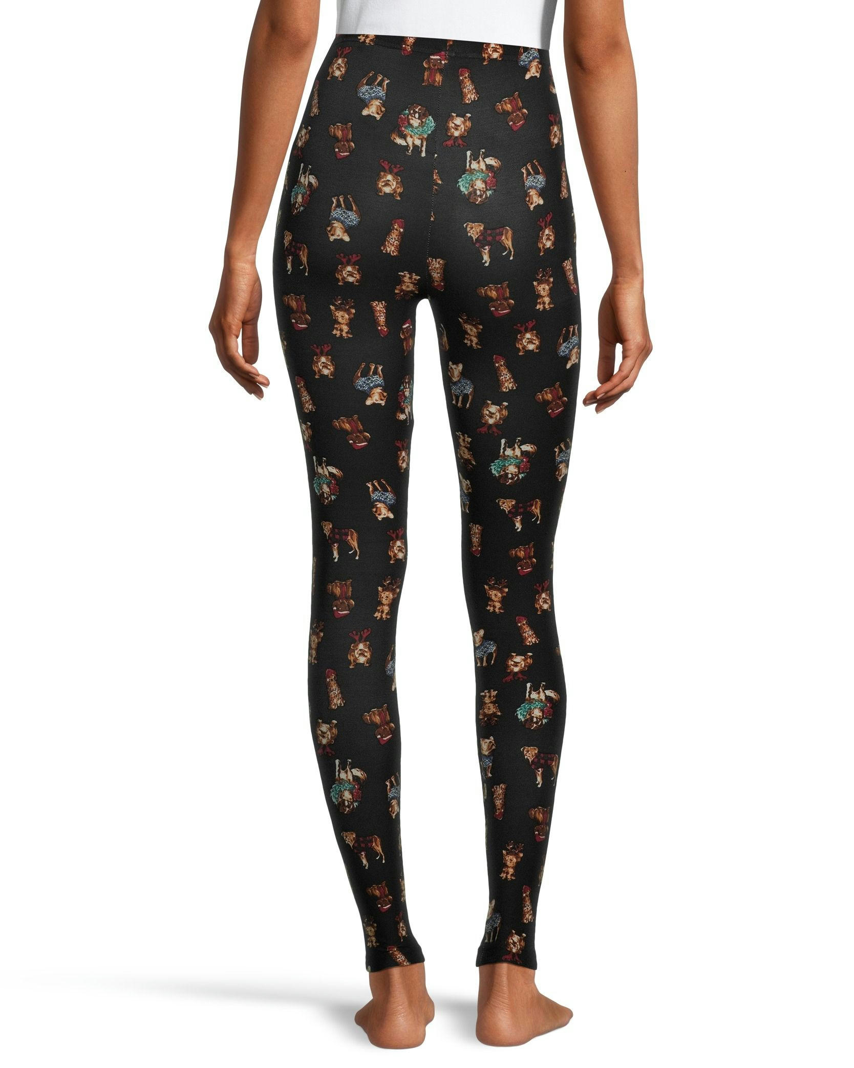 Denver Hayes Women's Holiday Print Lounge Leggings