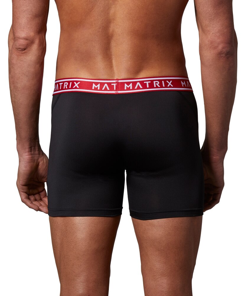 Matrix Men's 2 Pack Microfibre Boxer Briefs Underwear