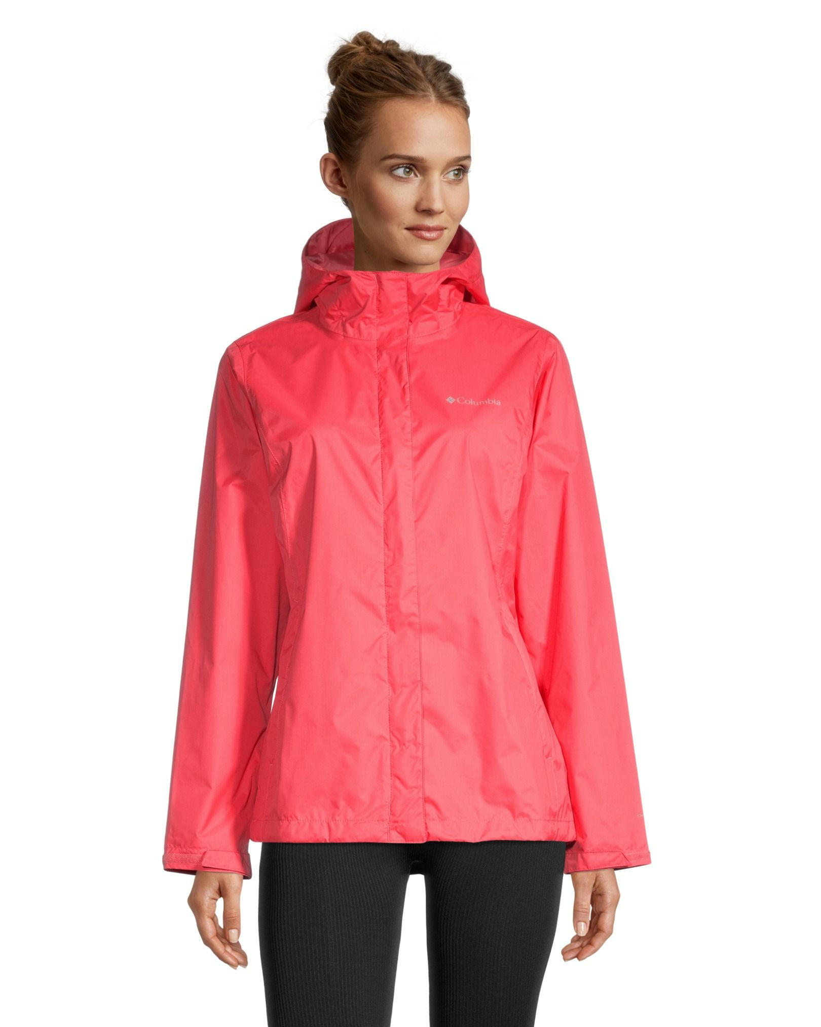 Columbia Women's Arcadia II Hooded Rain Jacket, Waterproof, Breathable, Packable, Shell