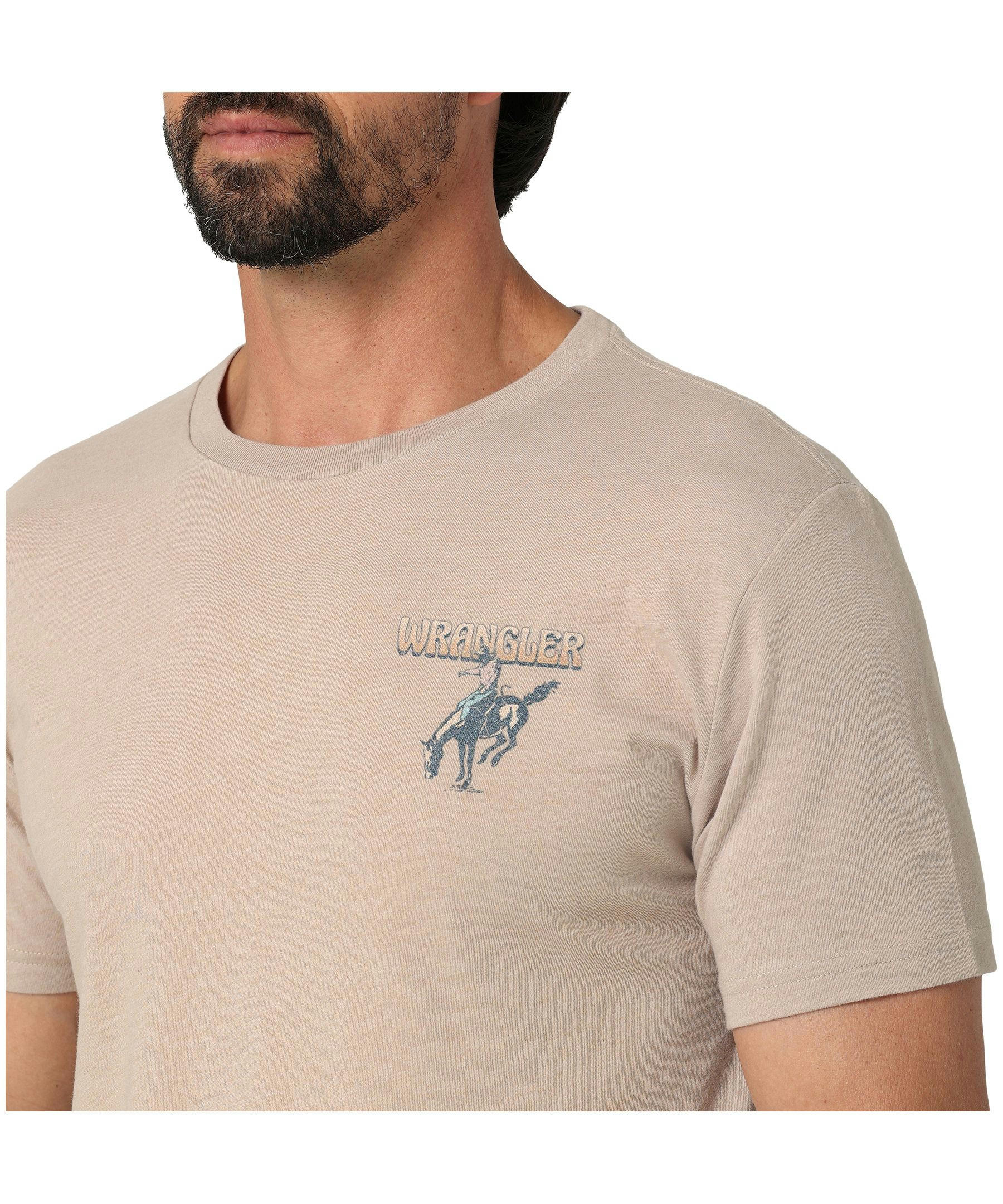 Wrangler Men's Authentic Western Crewneck Graphic T Shirt