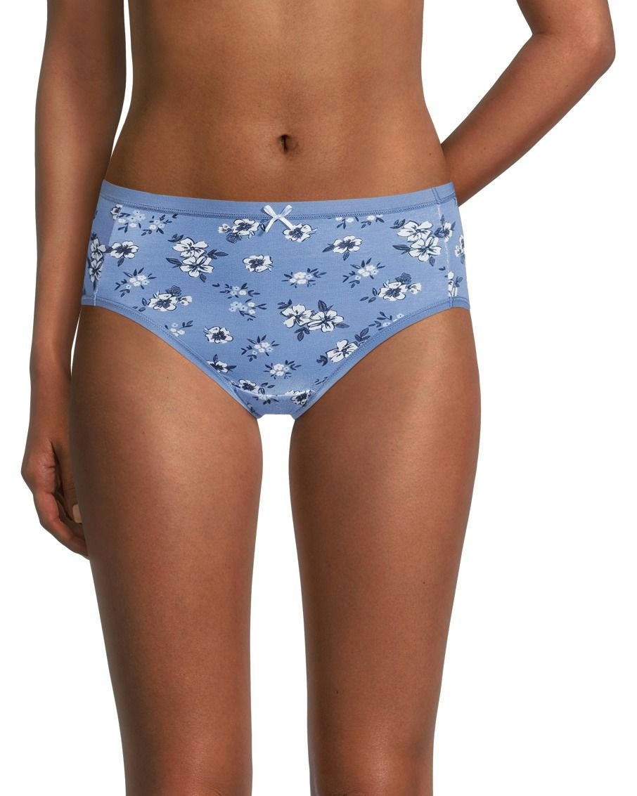 Denver Hayes Women's 2 Pack Perfect Fit Cotton Stretch Hi Cut Panty