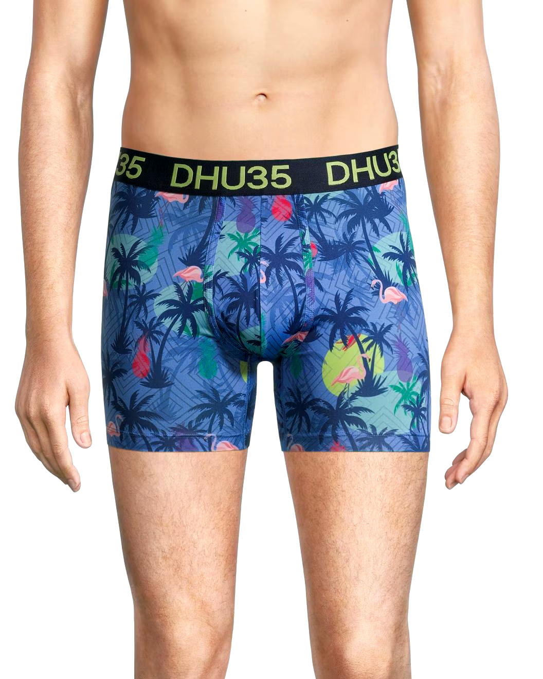 Denver Hayes Men's Microfibre Printed Boxer Briefs