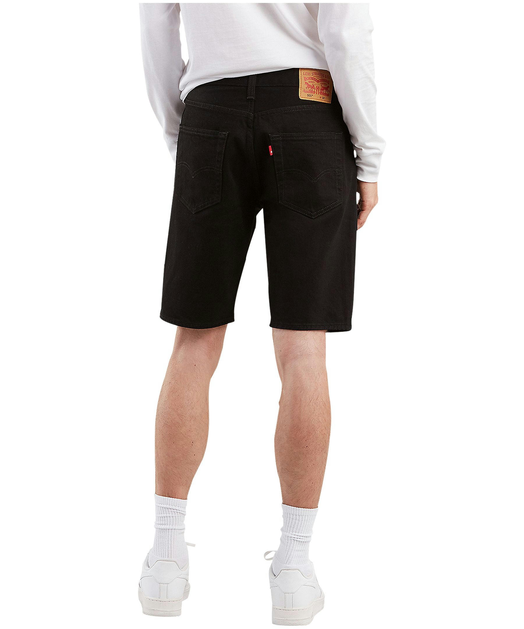 Levi's Men's 501 Black Hemmed Shorts