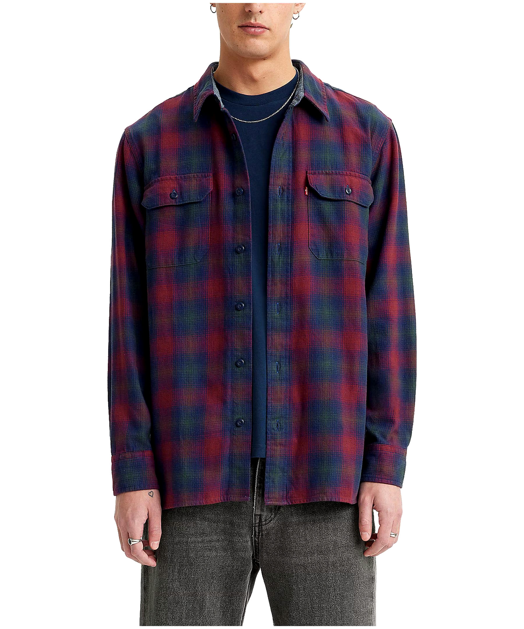 Levi's Men's Classic Worker Relaxed fit Long Sleeve Flannel Shirt