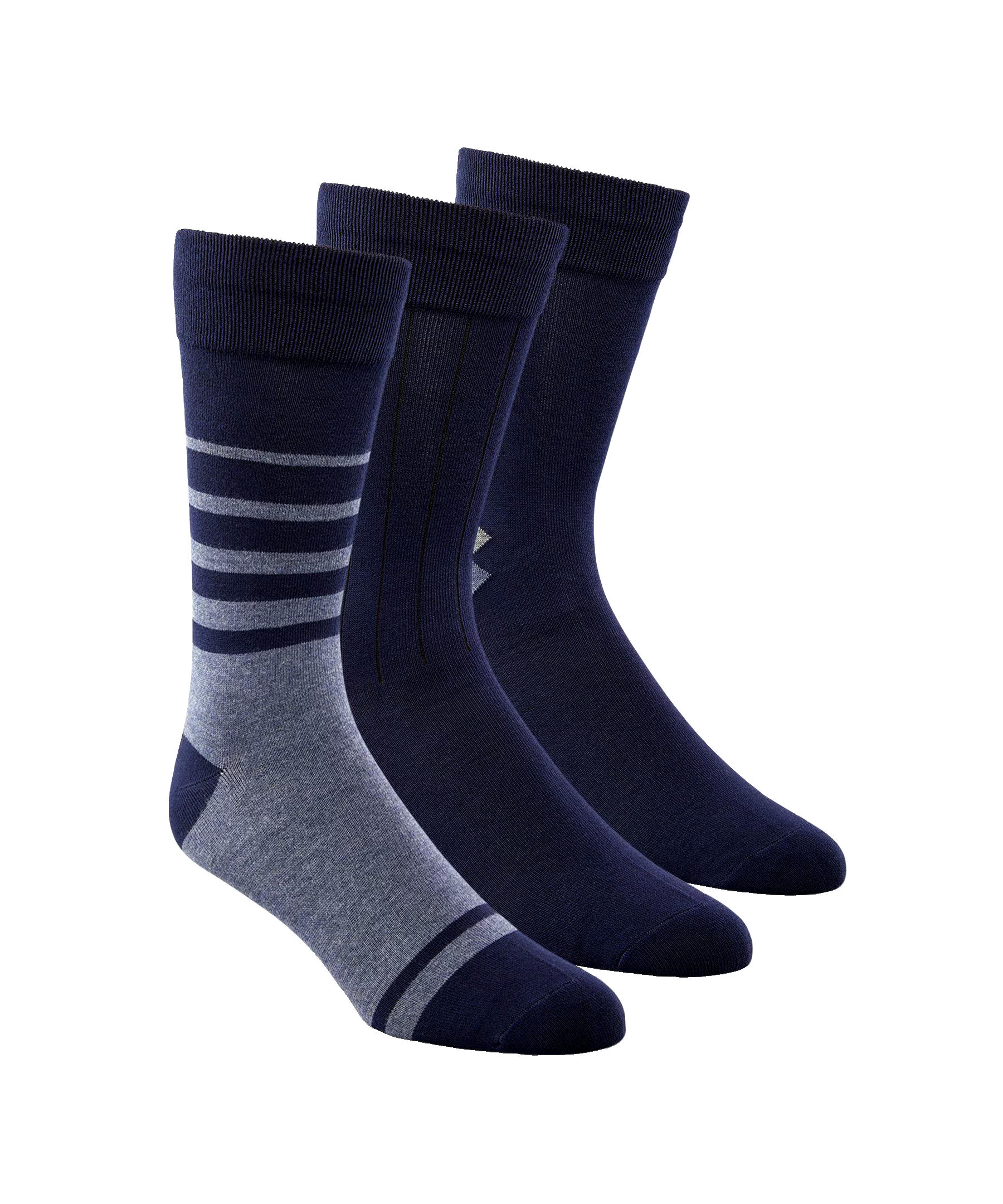 Denver Hayes Men's 3 Pack Bogo Casual Crew Socks
