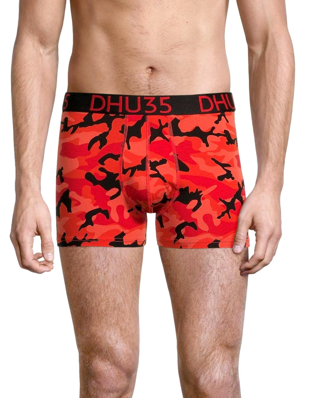 Denver Hayes Men's 2 Pack Fashion Side X Side Cotton Stretch Trunk Briefs with Elastic Waistband