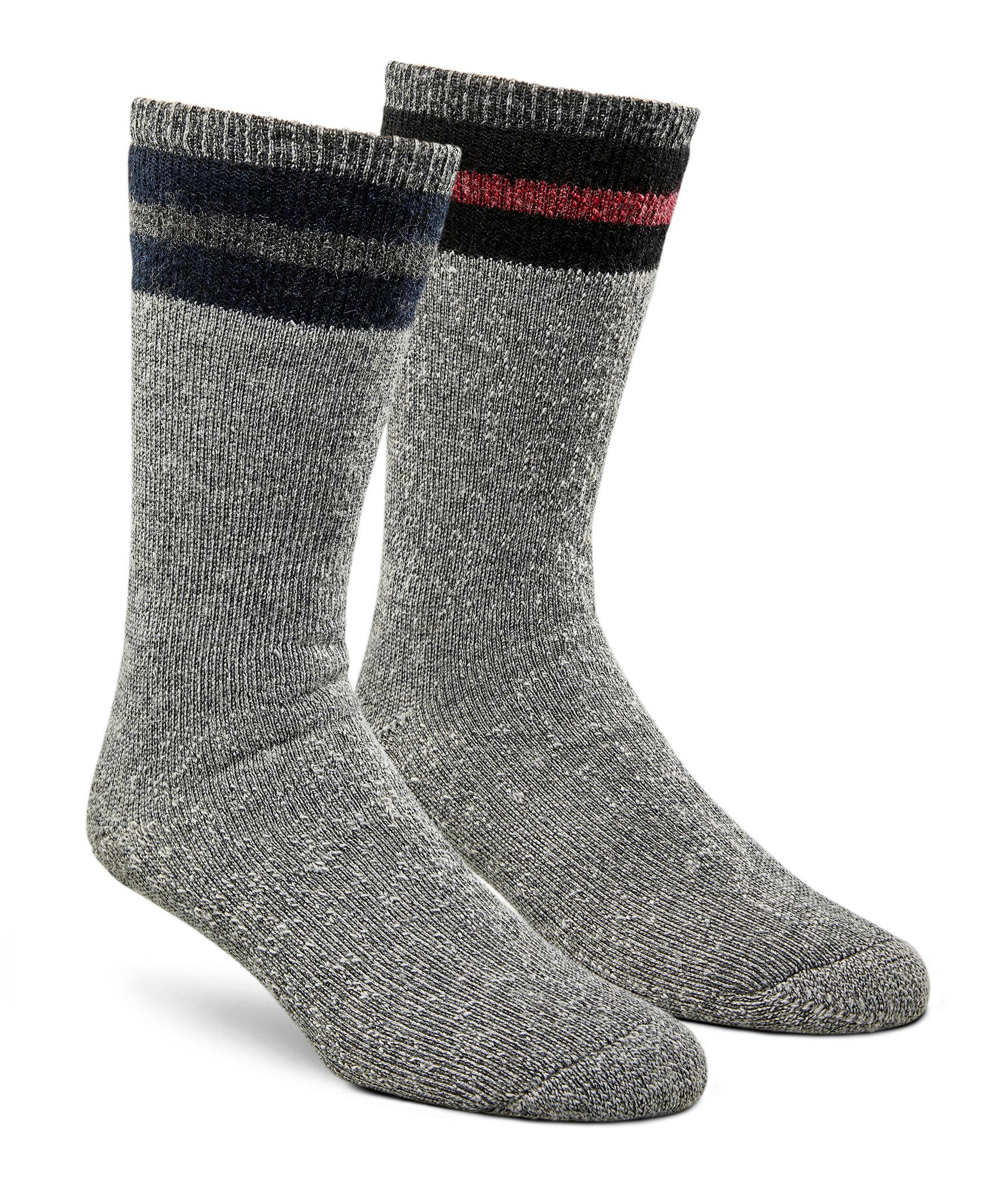 WindRiver Men's 2 Pack Outdoor Crew Boot Socks