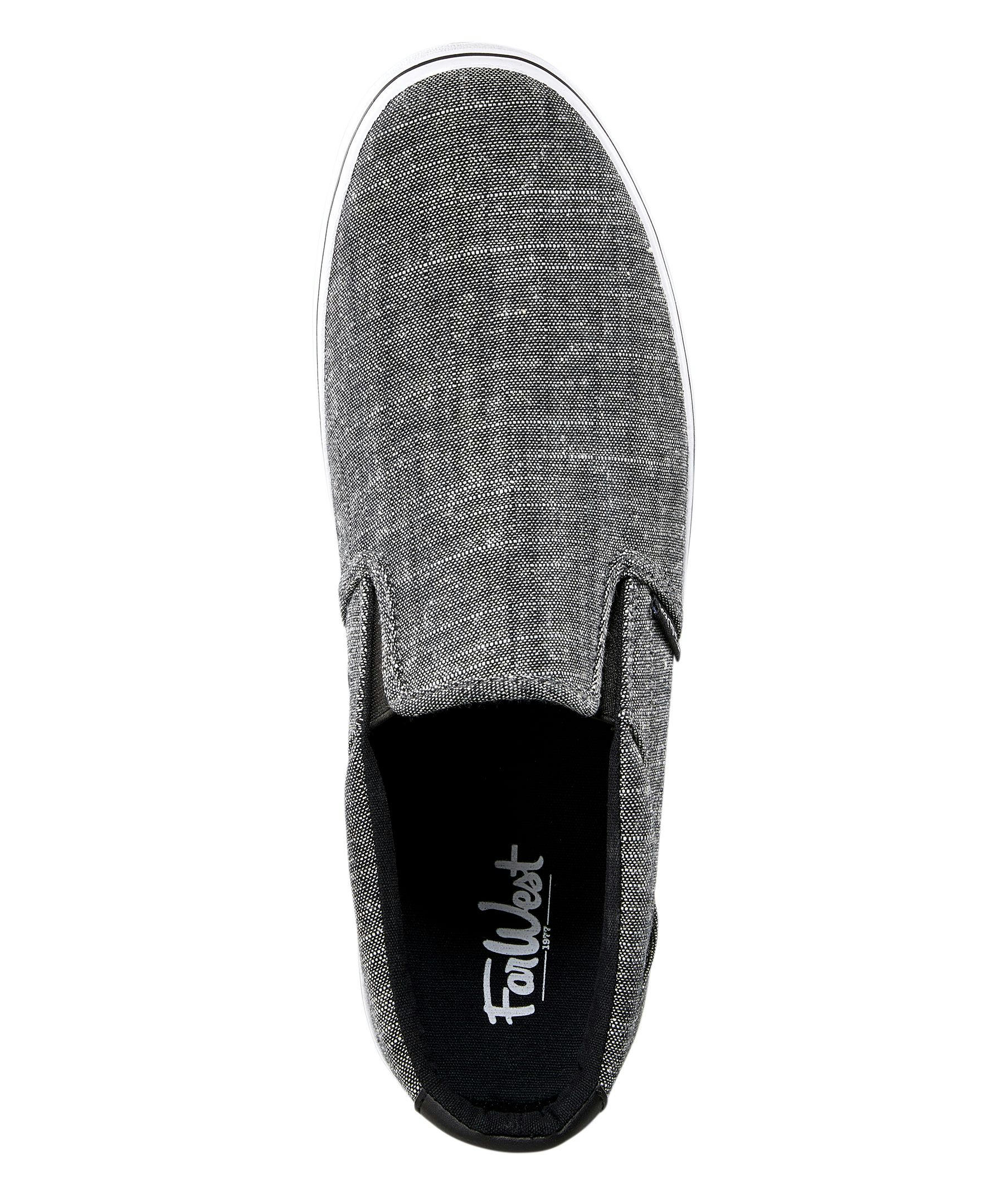 Men's Saturna FreshTech Slip-On Sneakers - Black/White