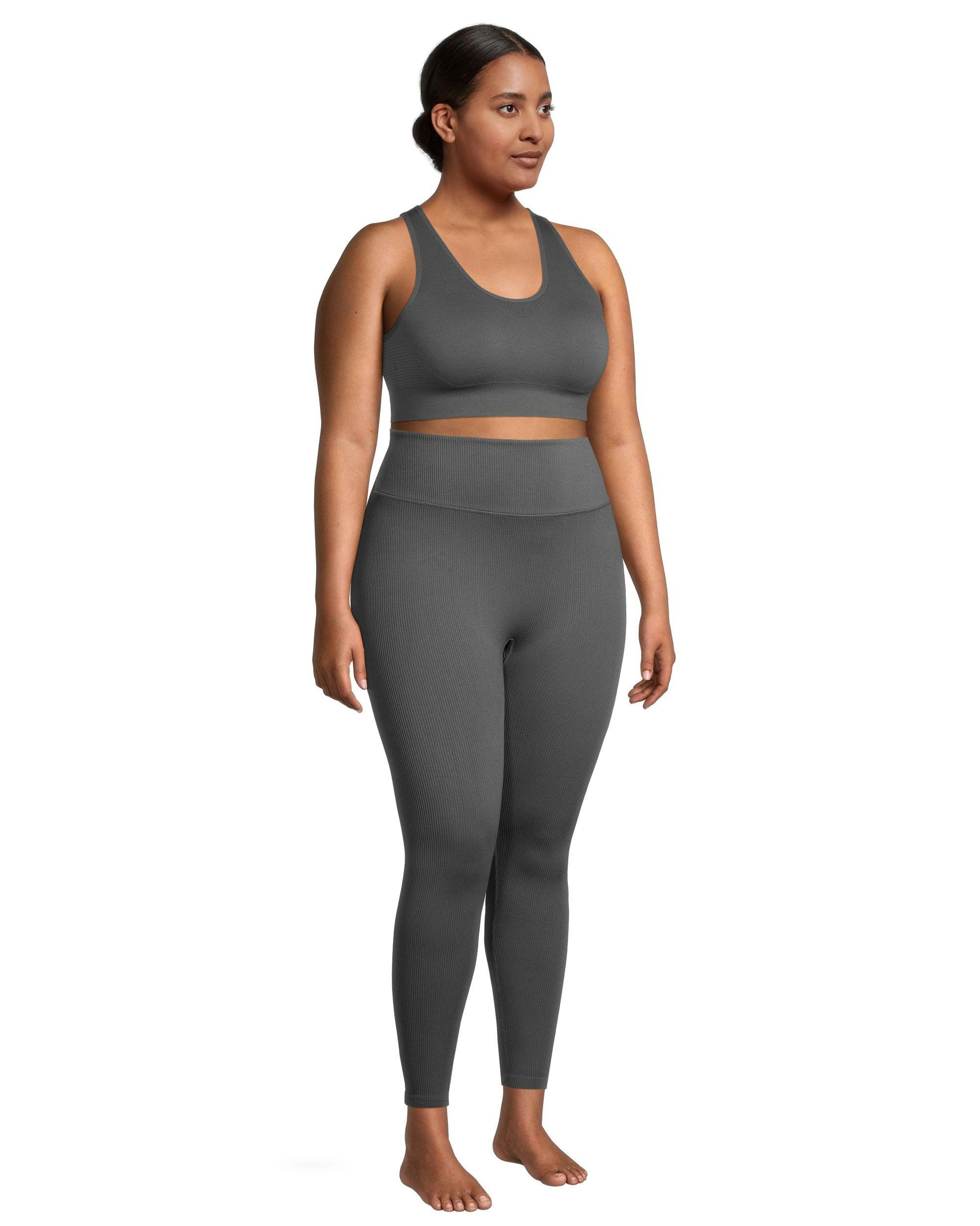 Shambhala Women's Live-In Confidence Seamless Ribbed Comfort Bra