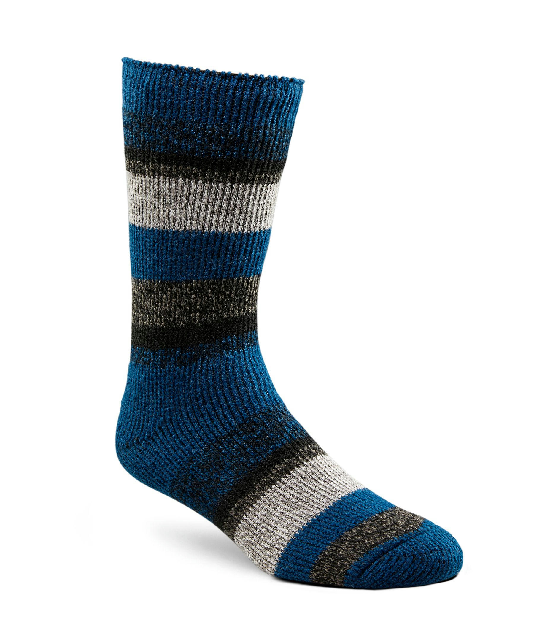 WindRiver Men's T-Max Heat Striped Thermal Boot Socks