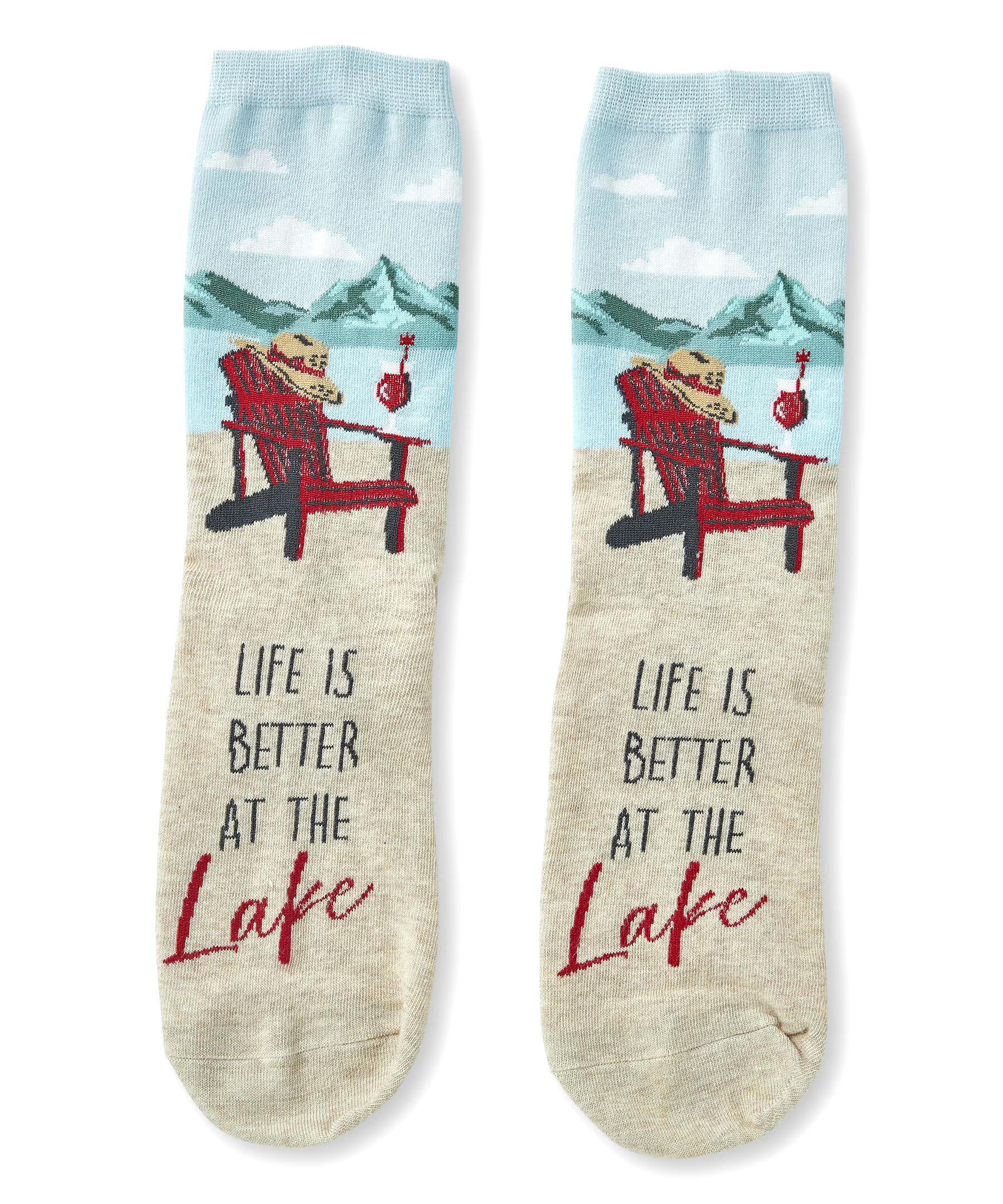 Denver Hayes Women's Patterned Crew Socks