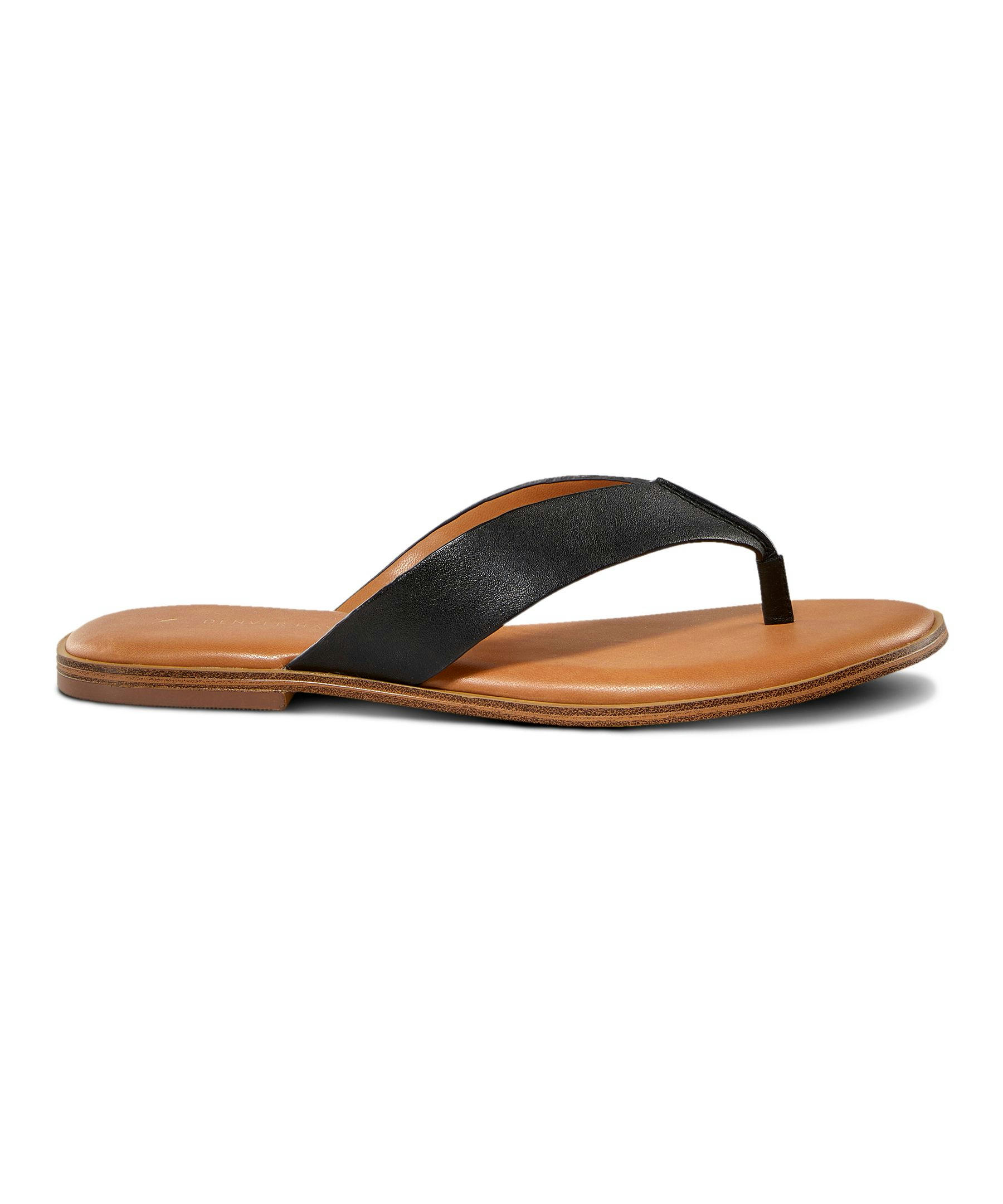 Women's Krystal Leather Flip Flop Sandals