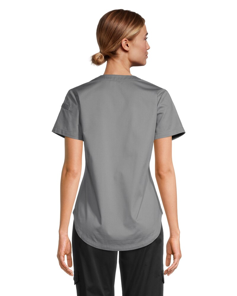 HEALTH PRO Women's V-Neck 1-Pocket Tuck-in Scrub Top