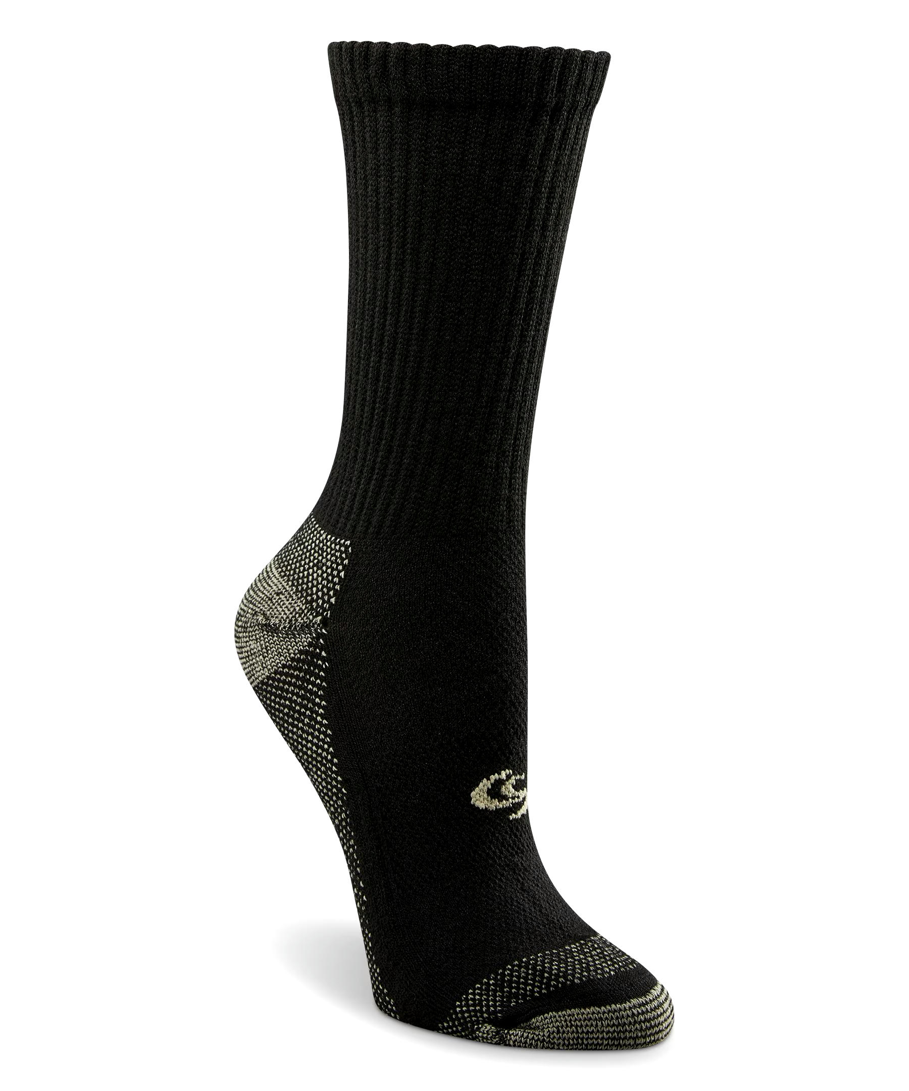 Copper Sole Women's 4+1 Bonus Pack Sport Crew Sock