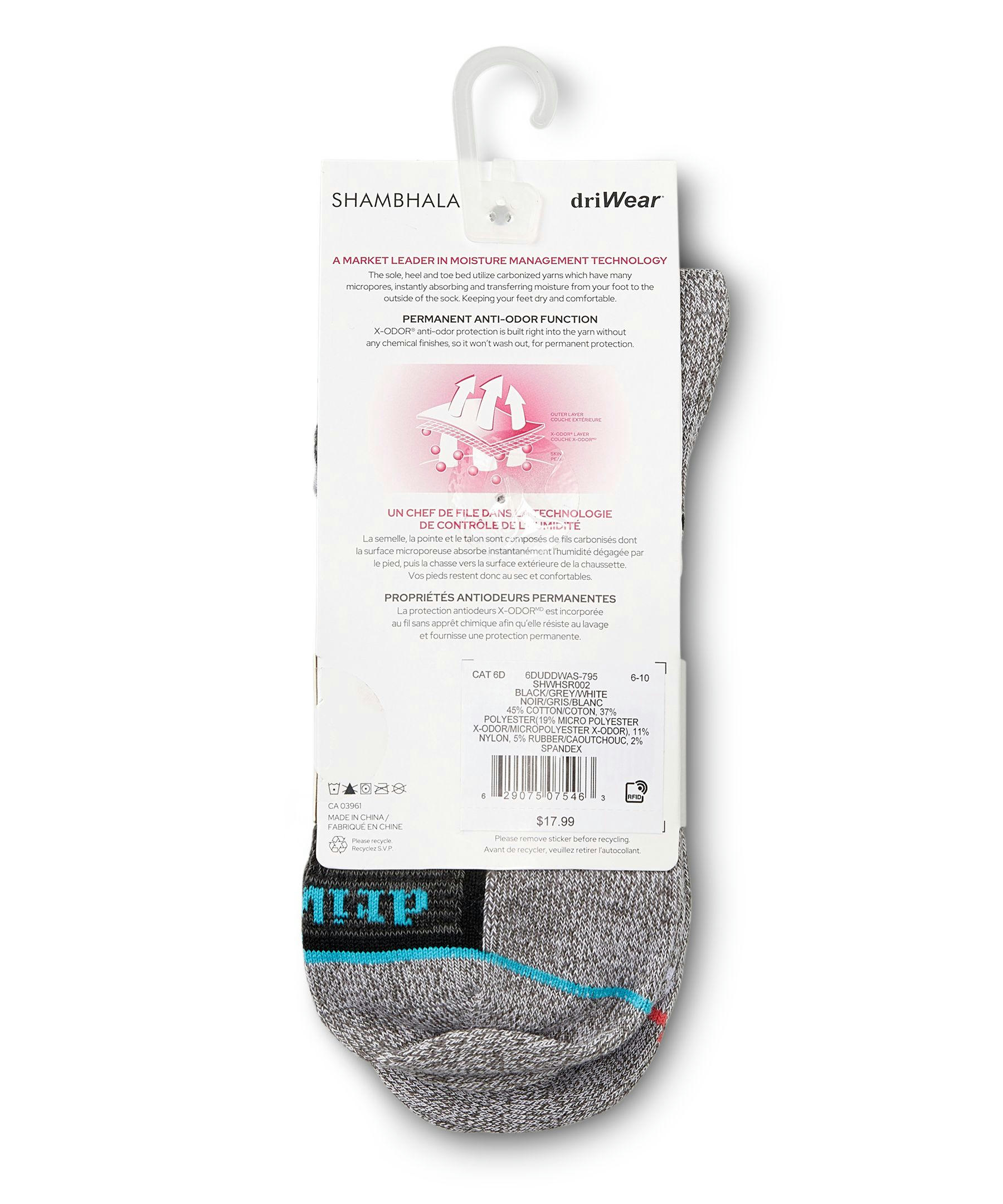 Shambhala Women's 3-Pack Low Cut Socks