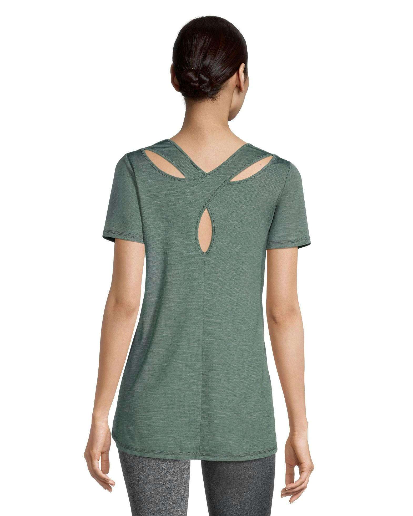 Women's Relaxed Fit Cross Back T Shirt