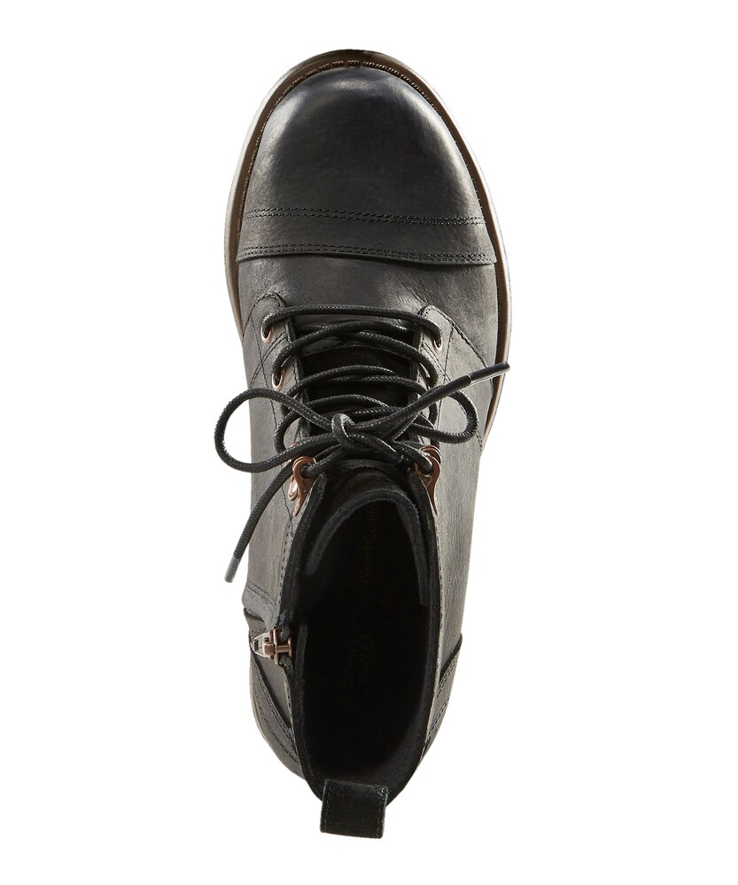 Denver Hayes Women's Ada Quad Comfort  Lace-up Combat Boots - Black