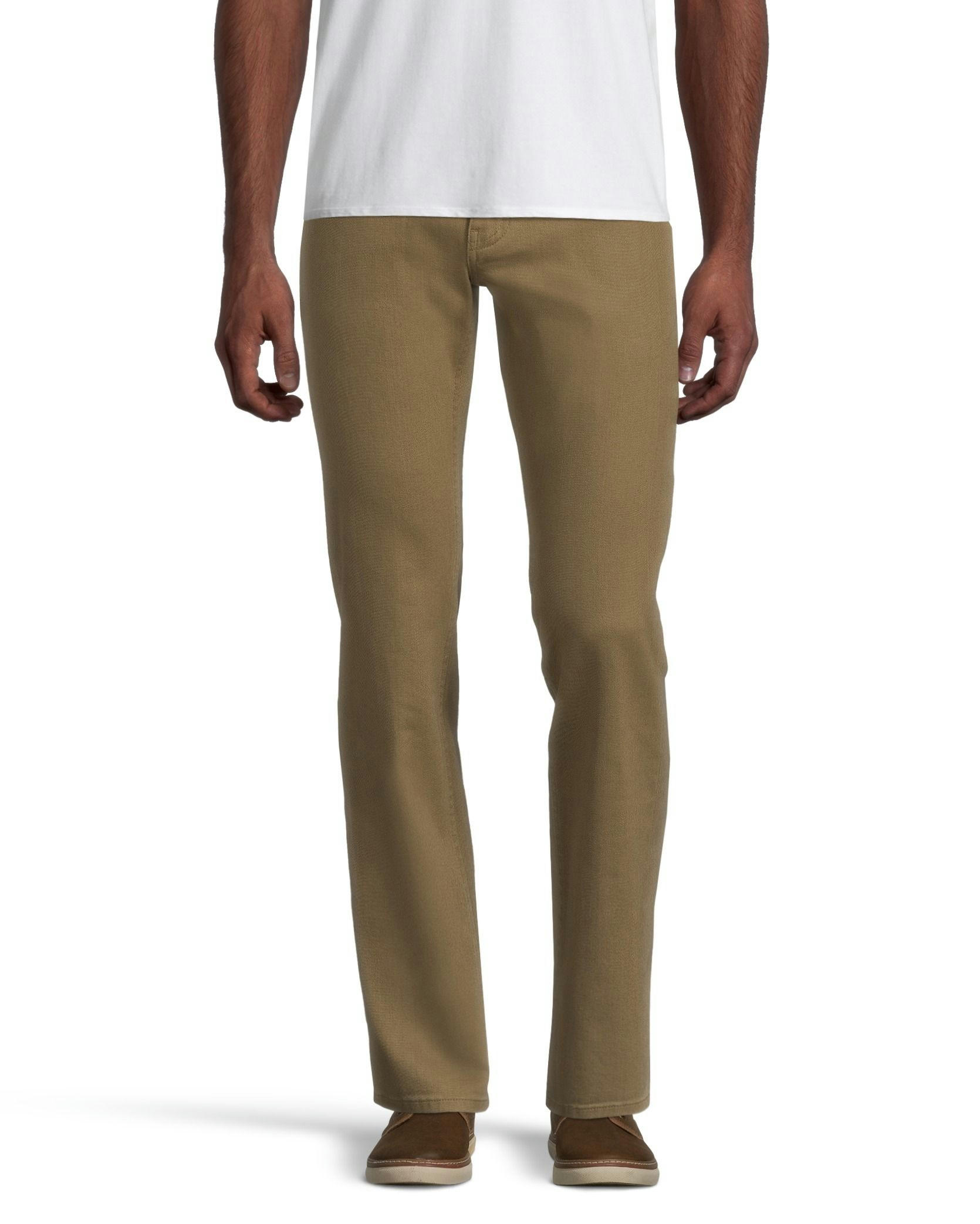 Denver Hayes Men's Value Stretch Straight Fit Jeans - Tan