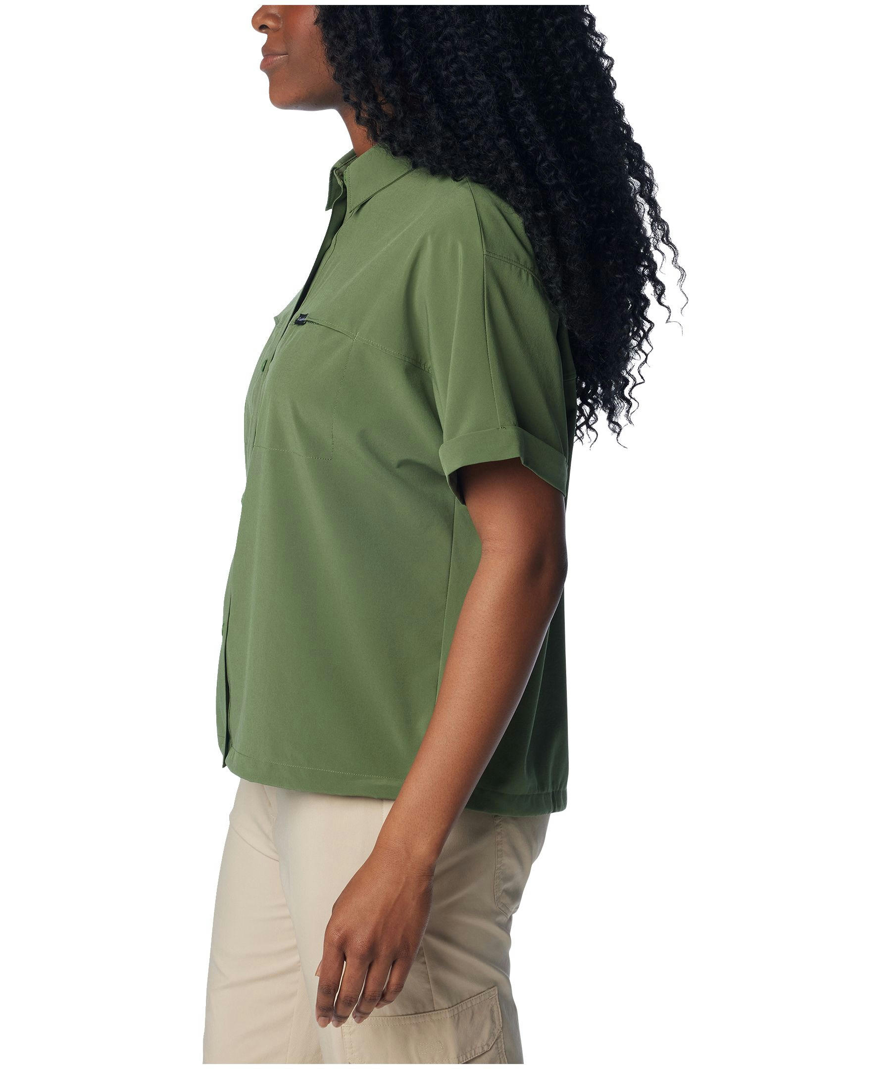 Columbia Women's Boundless Trek Omni-Shade™ Short Sleeve Button Down Shirt