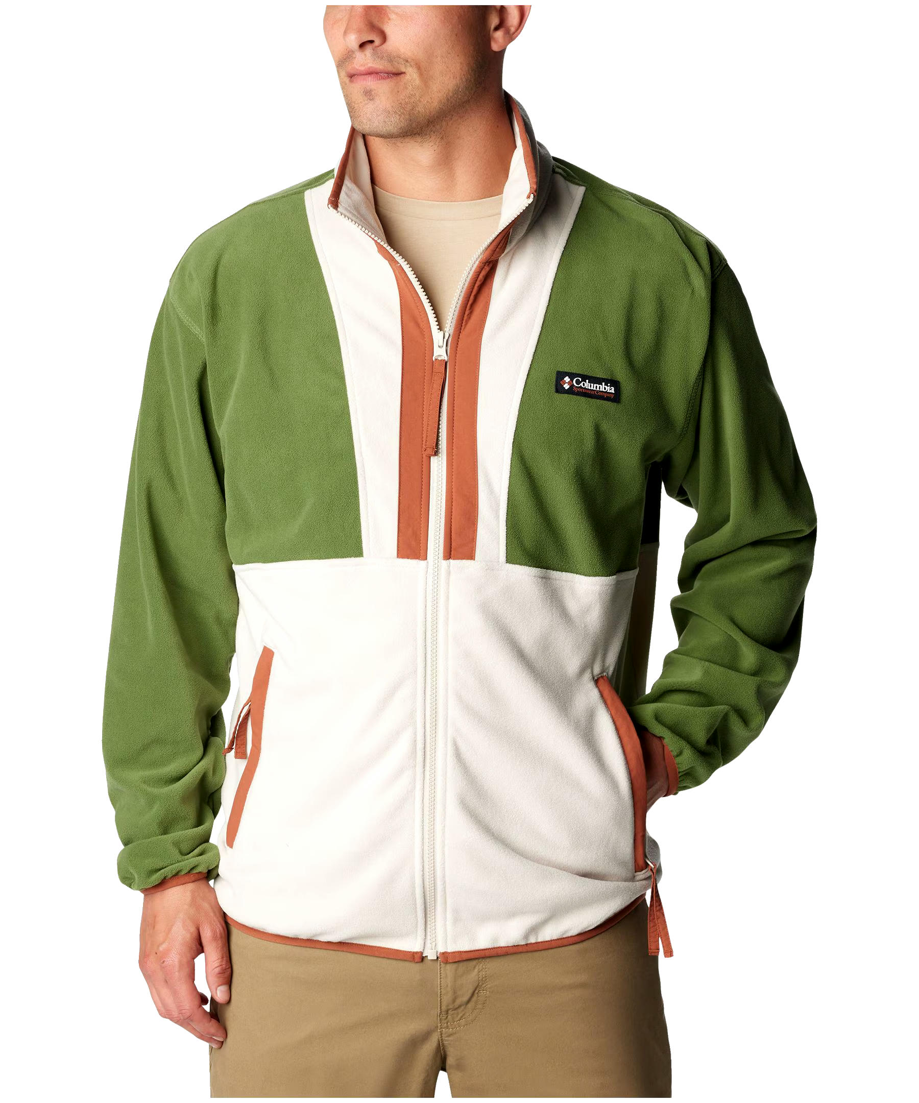 Columbia Men's Back Bowl Lightweight Full Zip Fleece Sweatshirt