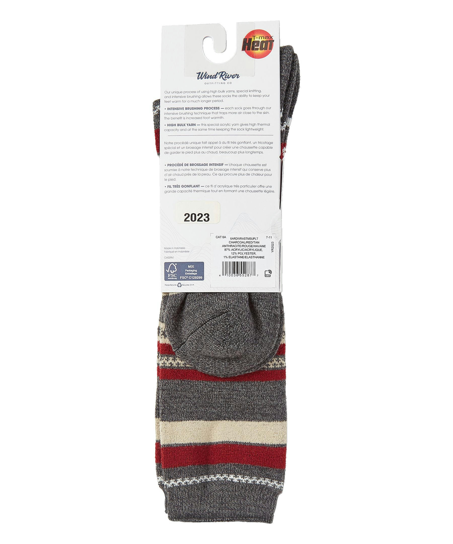 WindRiver Men's TMAX Heat Super Lite Boot Socks