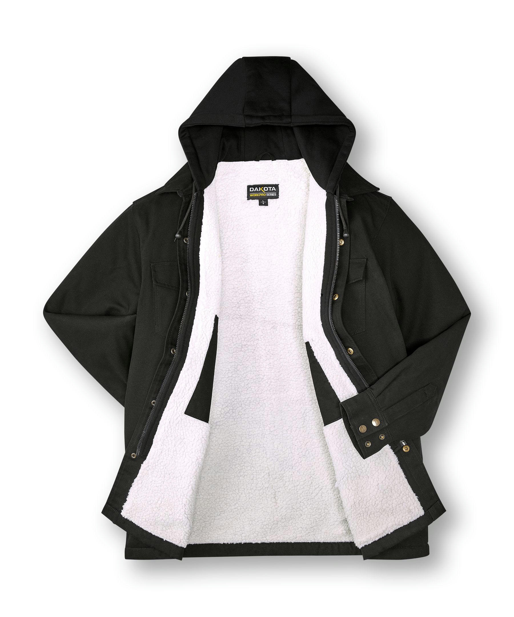 Dakota WorkPro Series Men's Sherpa Lined Hooded Duck Work Shirt