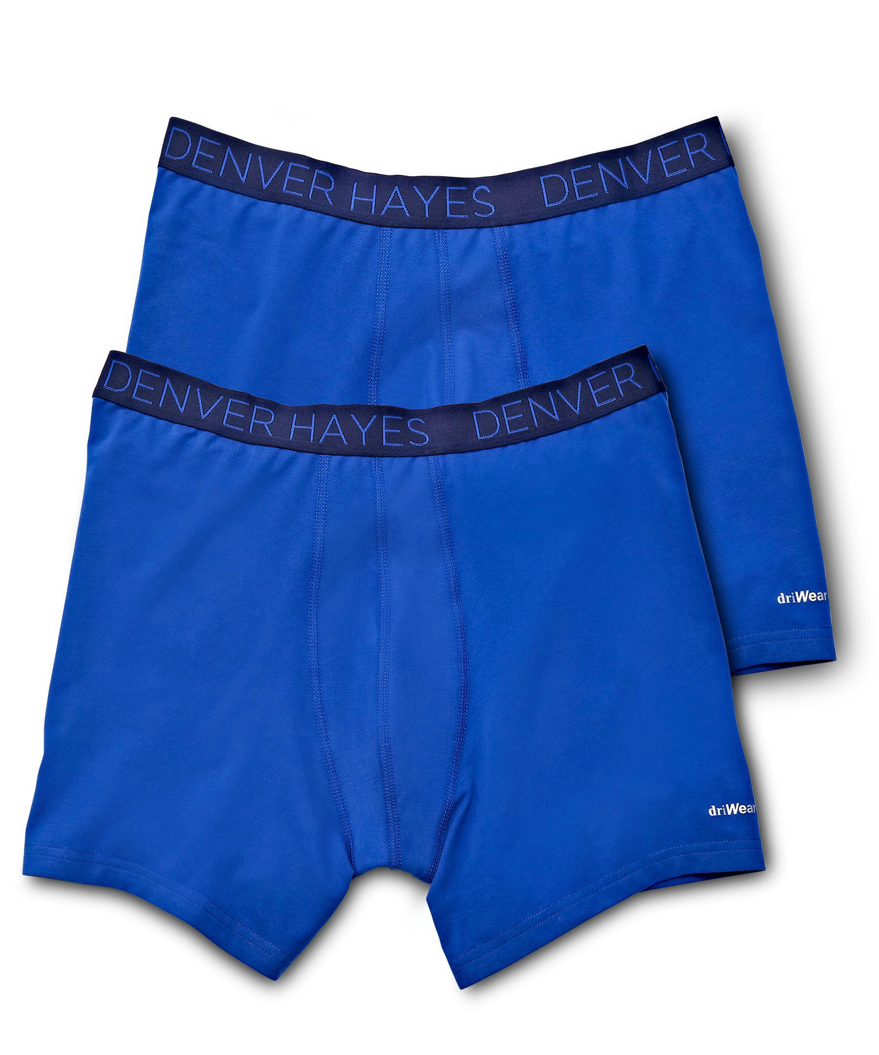 Denver Hayes Men's 2-Pack DriWear Boxer Briefs