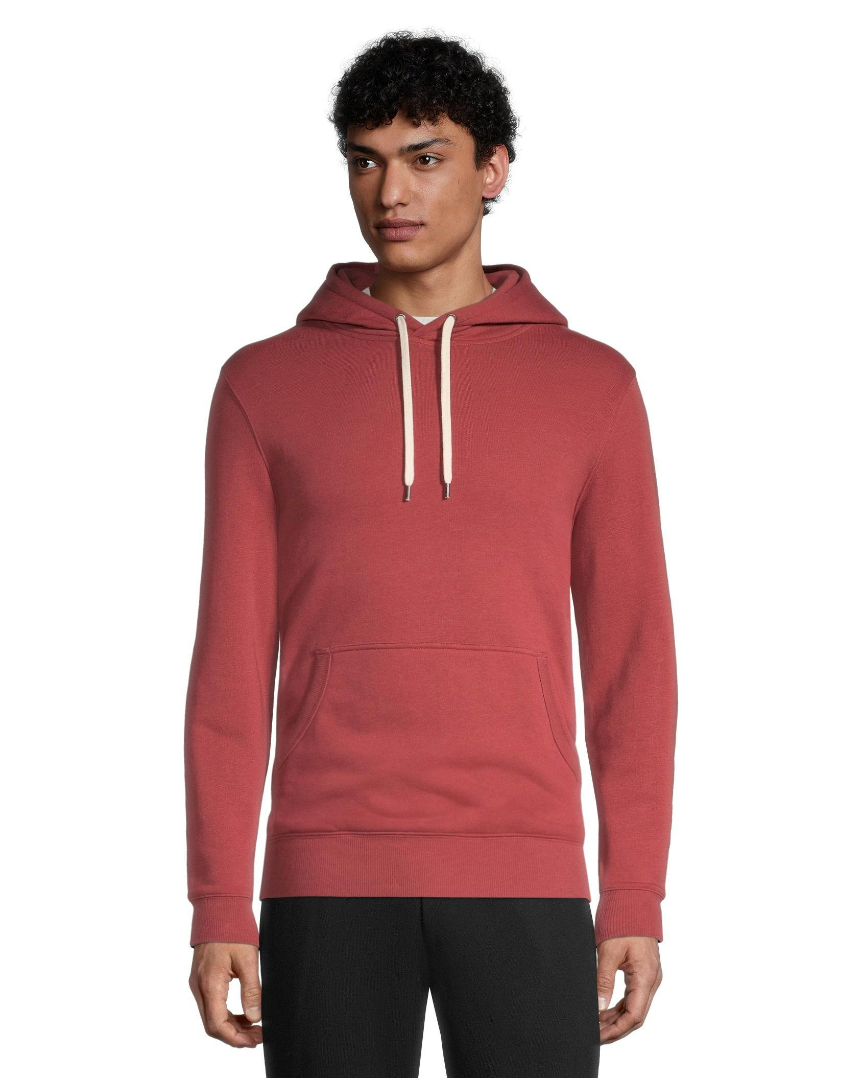 Denver Hayes Men's Fleece Long Sleeve Full Zip Kangaroo Pocket Hoodie