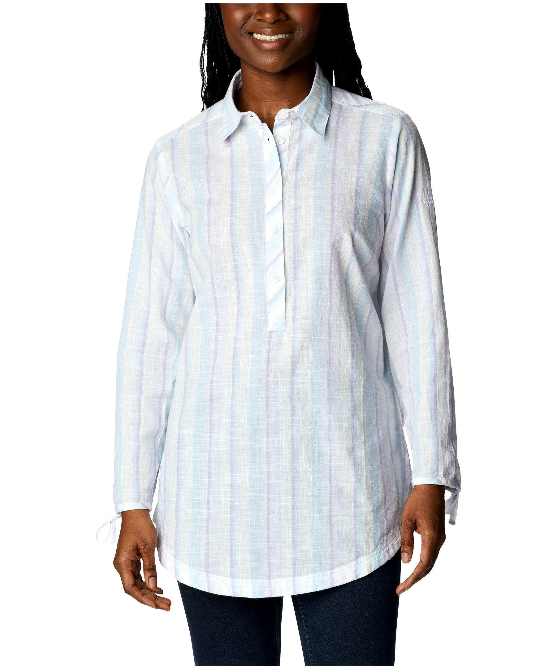 Columbia Women's Camp Henry II Cotton Long Sleeve Tunic Top