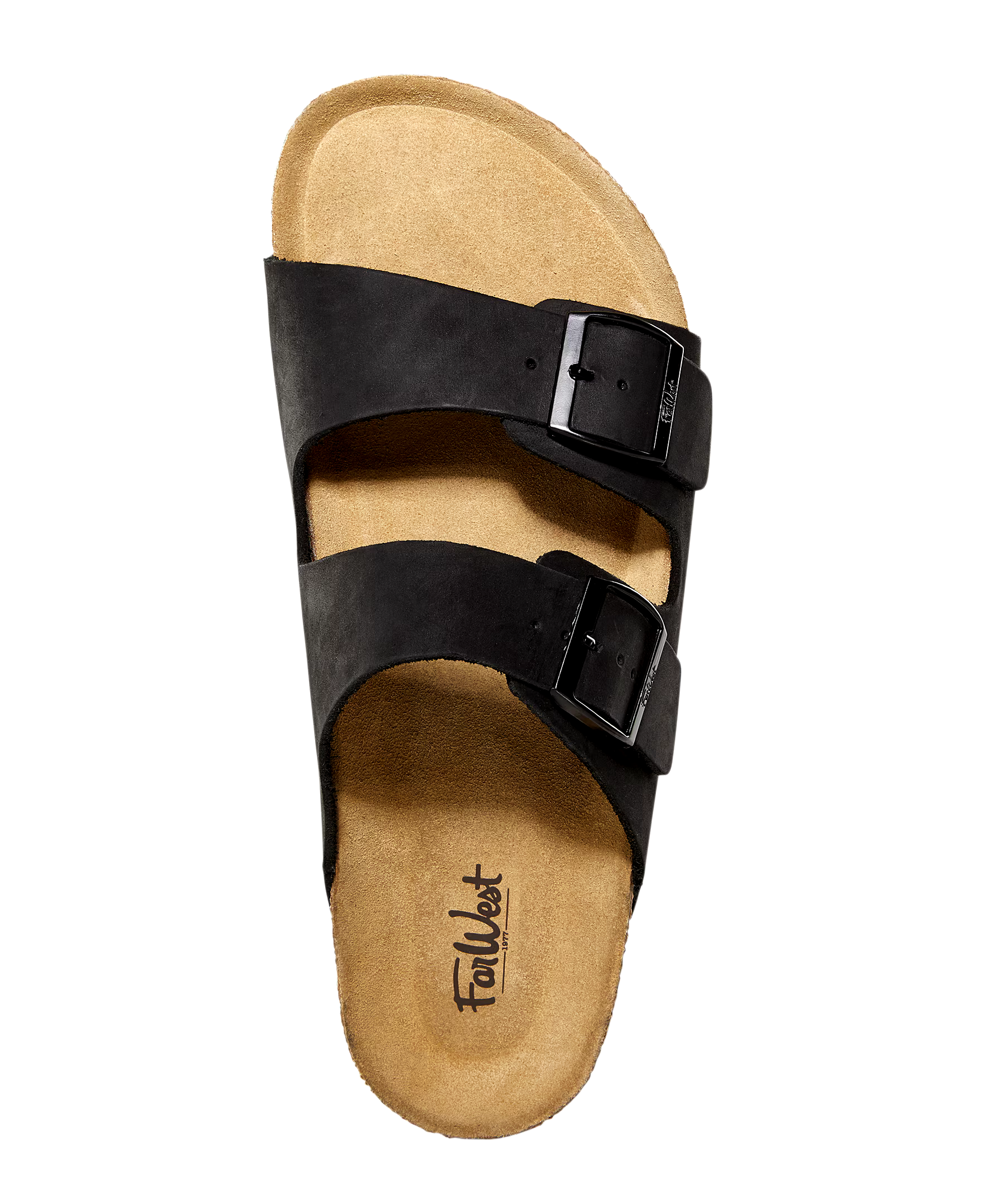 FarWest Men's Tofino Leather Slip On Sandals