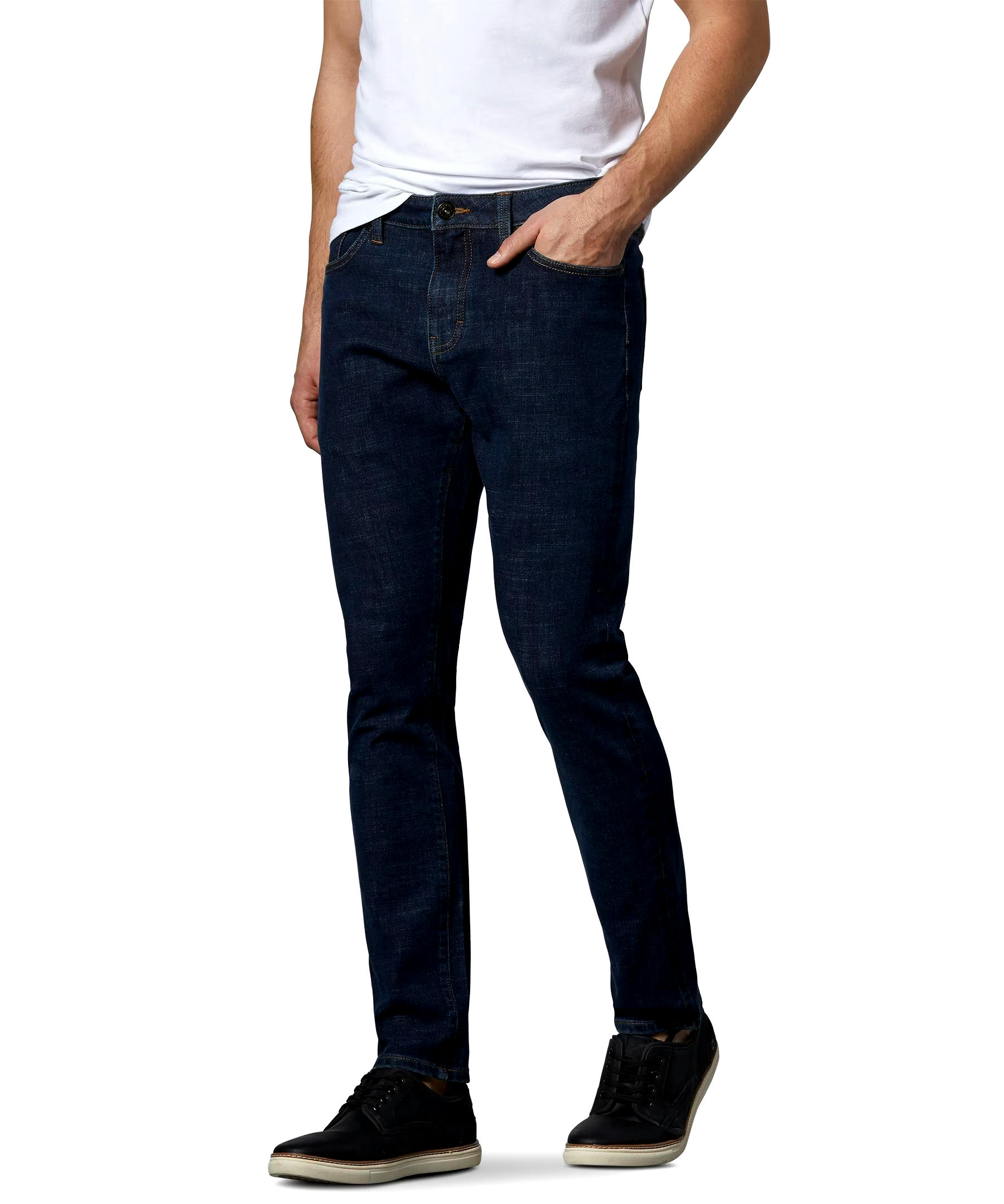 Denver Hayes Men's FLEXTECH 4 Way Stretch Slim Fit Jeans - Rinse