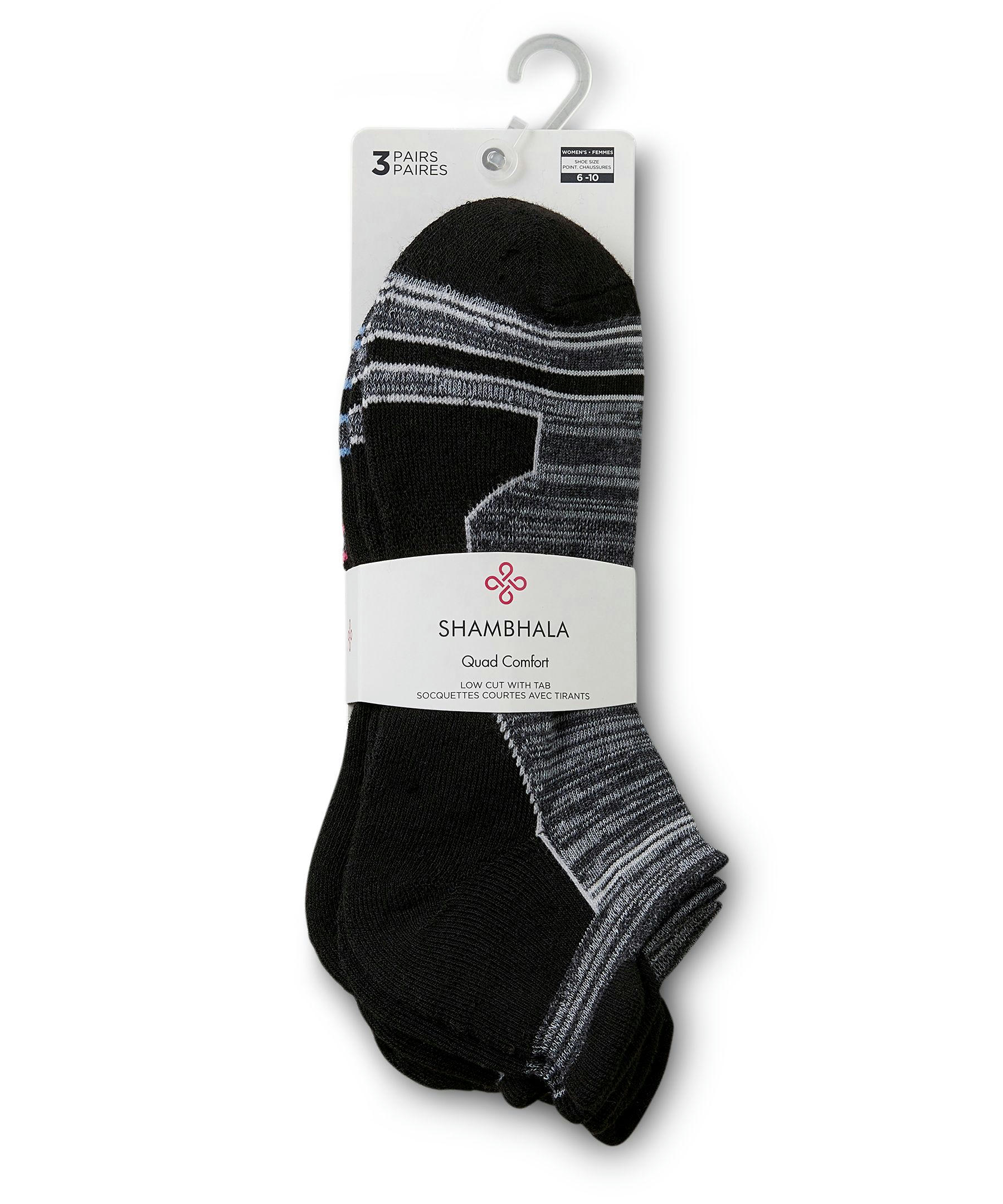 Shambhala Women's 3-Pack Tab Sport Socks