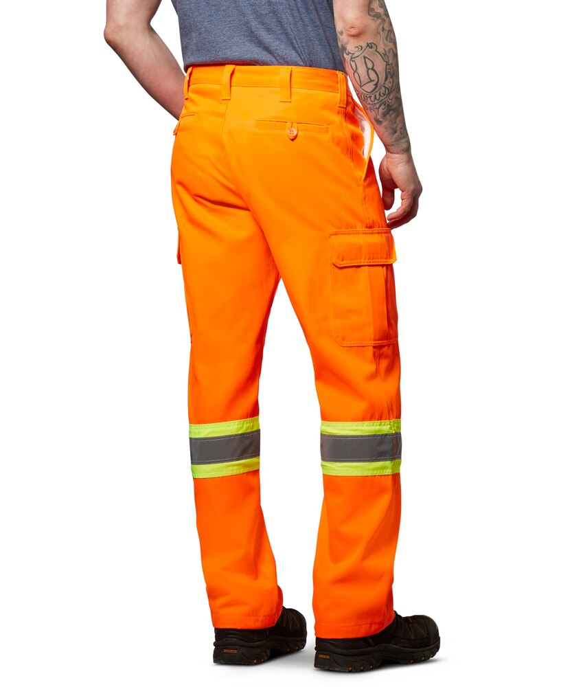 Tough Duck Men's Hi Vis Cargo Pants - Orange