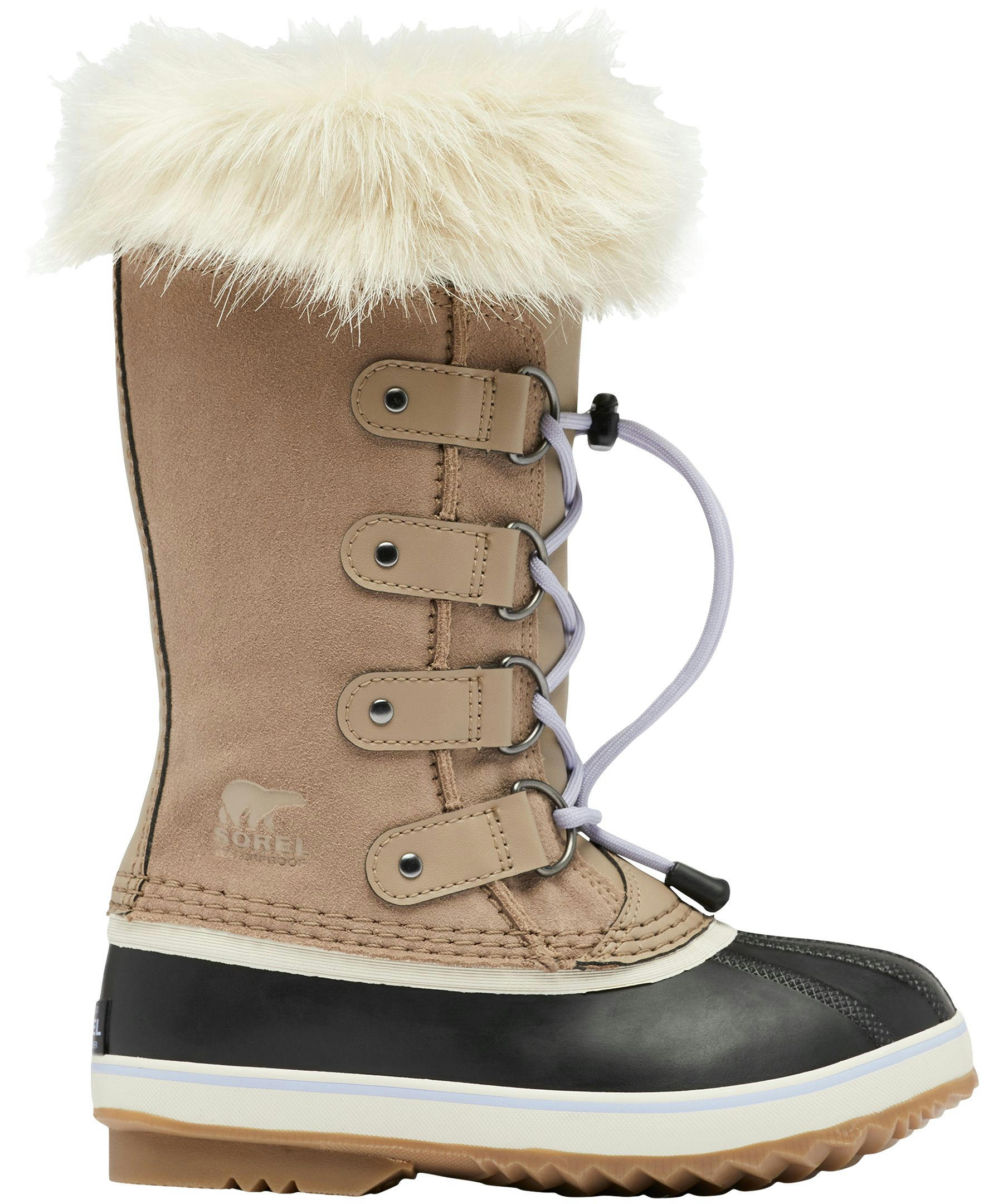 Sorel Kids' Pre-School/Grade School Joan Of Arctic™ Suede Waterproof Fleece-Lined Winter Boots